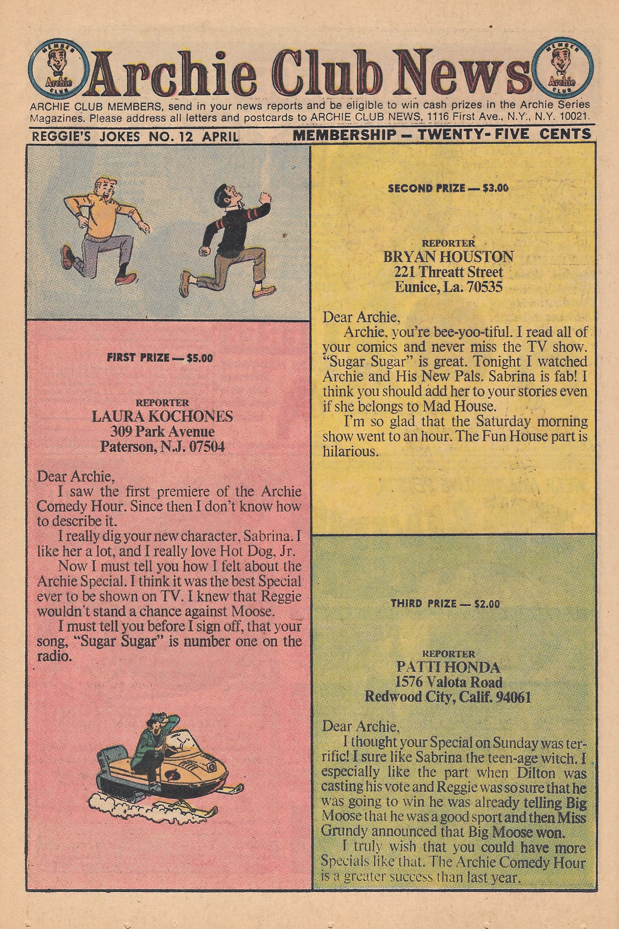 Read online Reggie's Wise Guy Jokes comic -  Issue #12 - 36