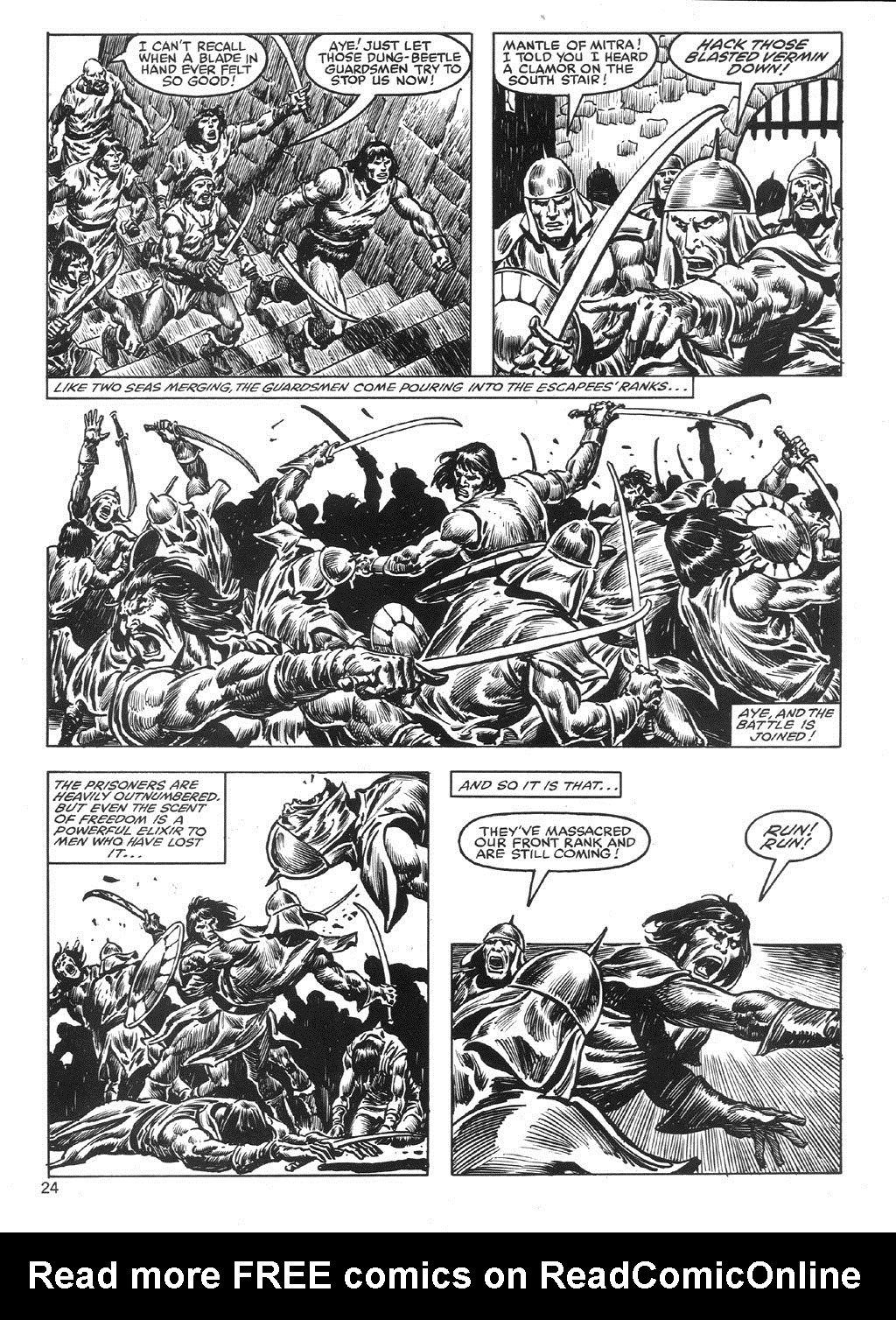Read online The Savage Sword Of Conan comic -  Issue #99 - 23
