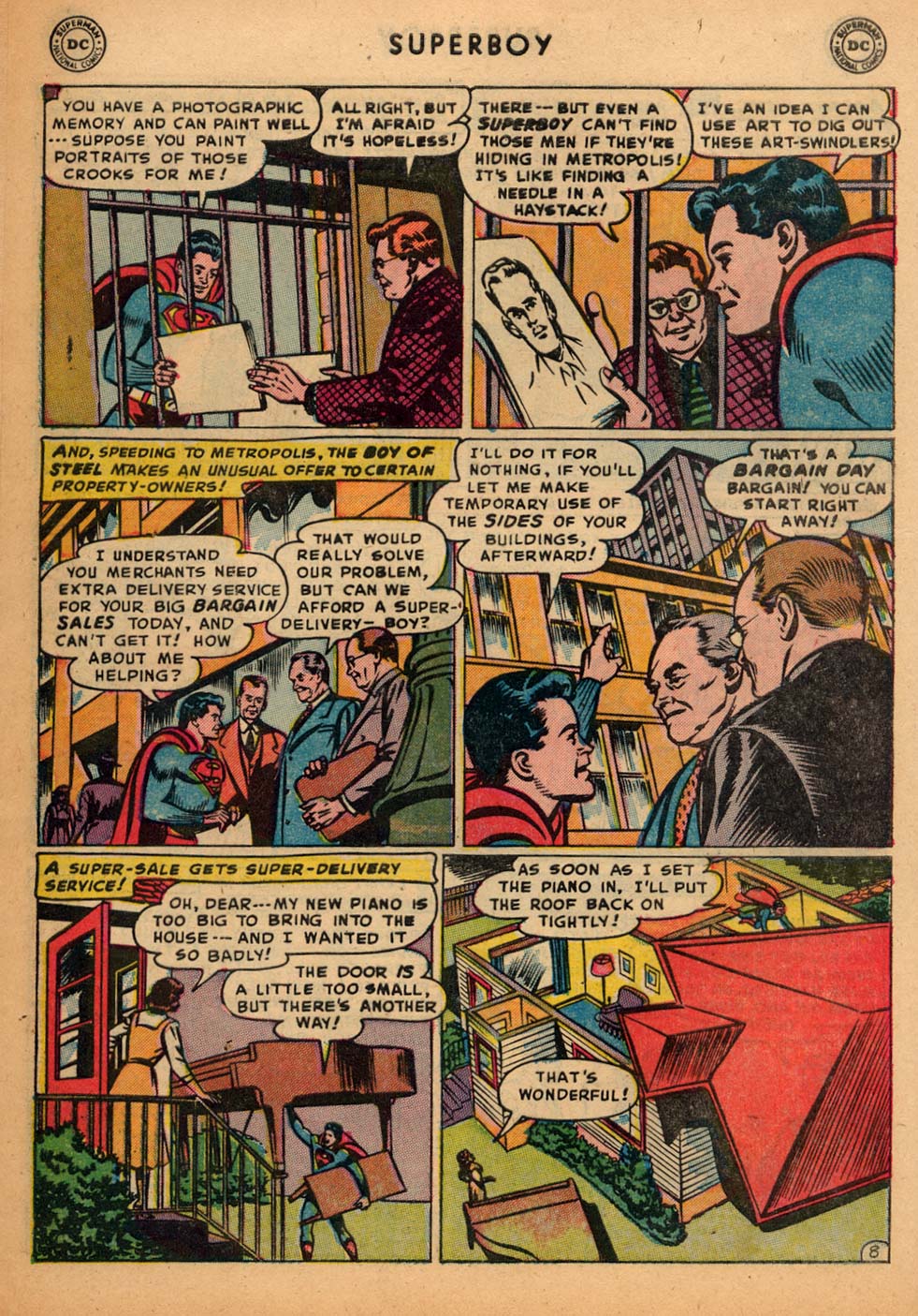 Read online Superboy (1949) comic -  Issue #25 - 9