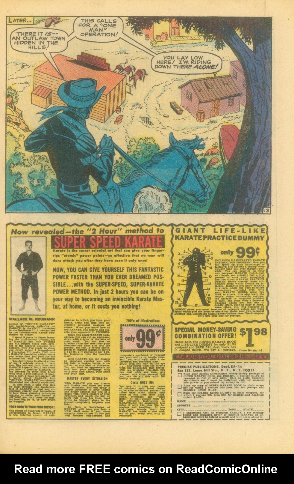 Read online The Rawhide Kid comic -  Issue #85 - 20