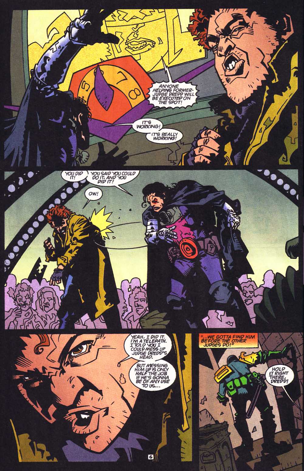 Read online Judge Dredd: Legends of the Law comic -  Issue #9 - 6