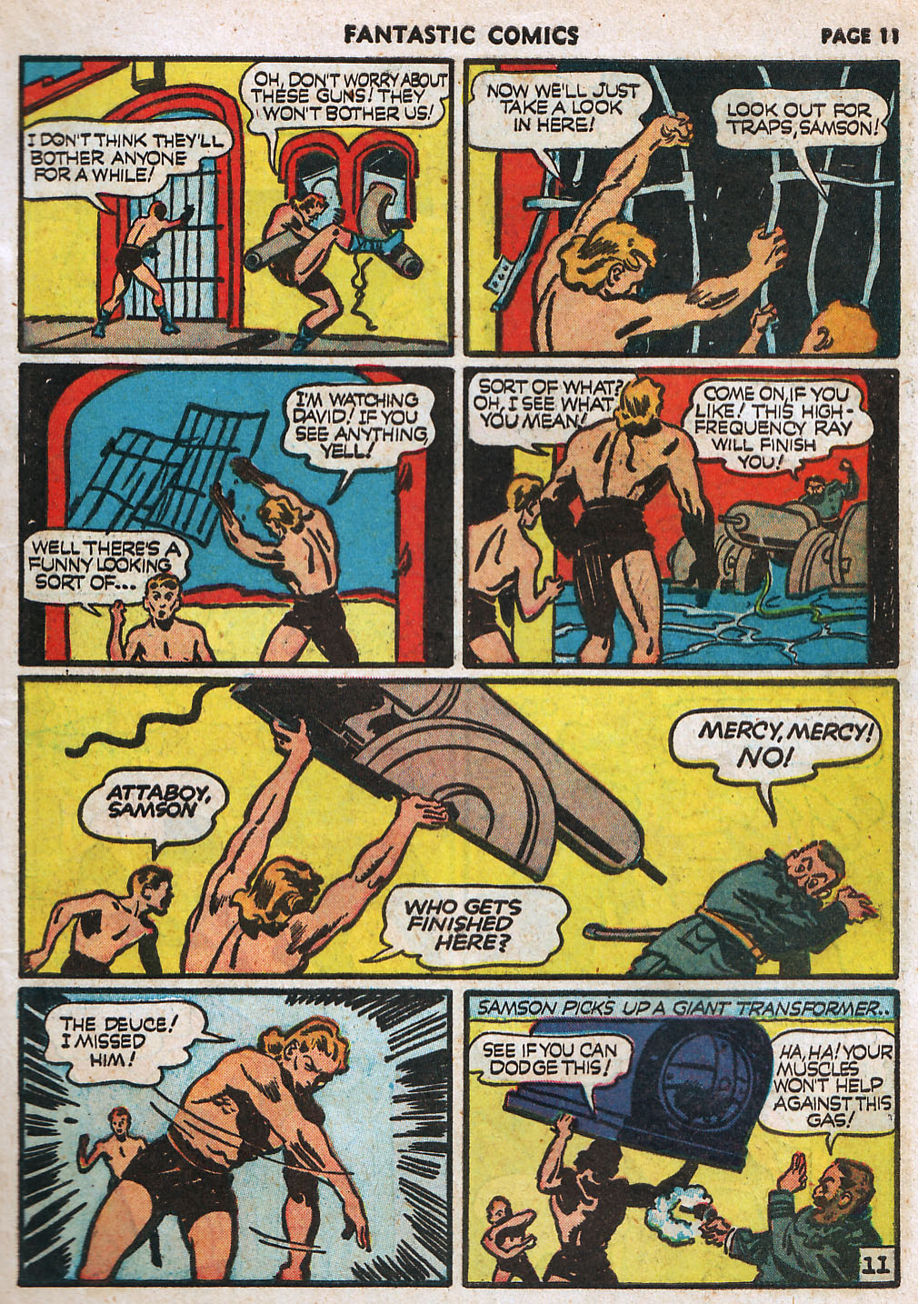 Read online Fantastic Comics comic -  Issue #17 - 13