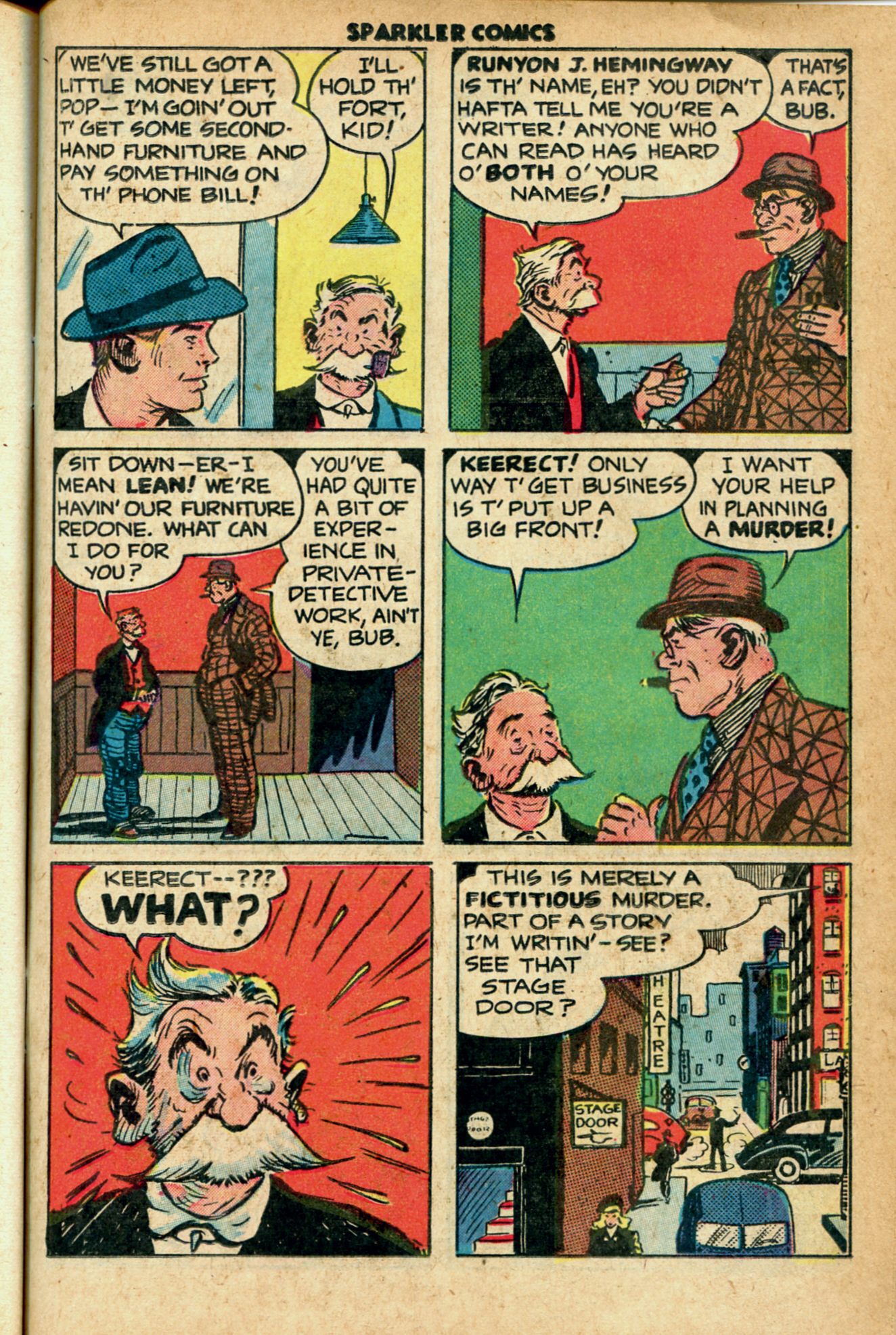 Read online Sparkler Comics comic -  Issue #85 - 17