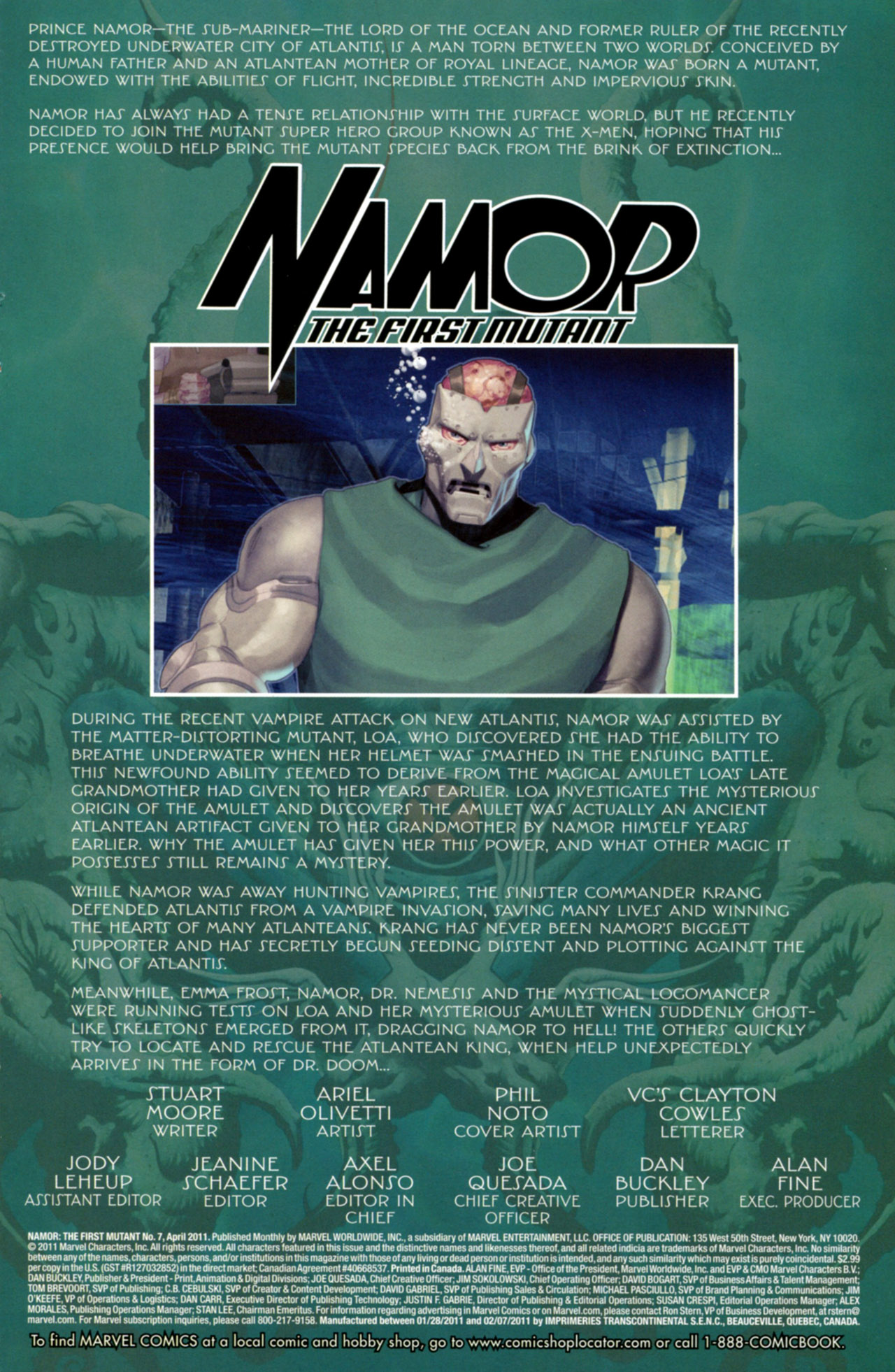 Read online Namor: The First Mutant comic -  Issue #7 - 5