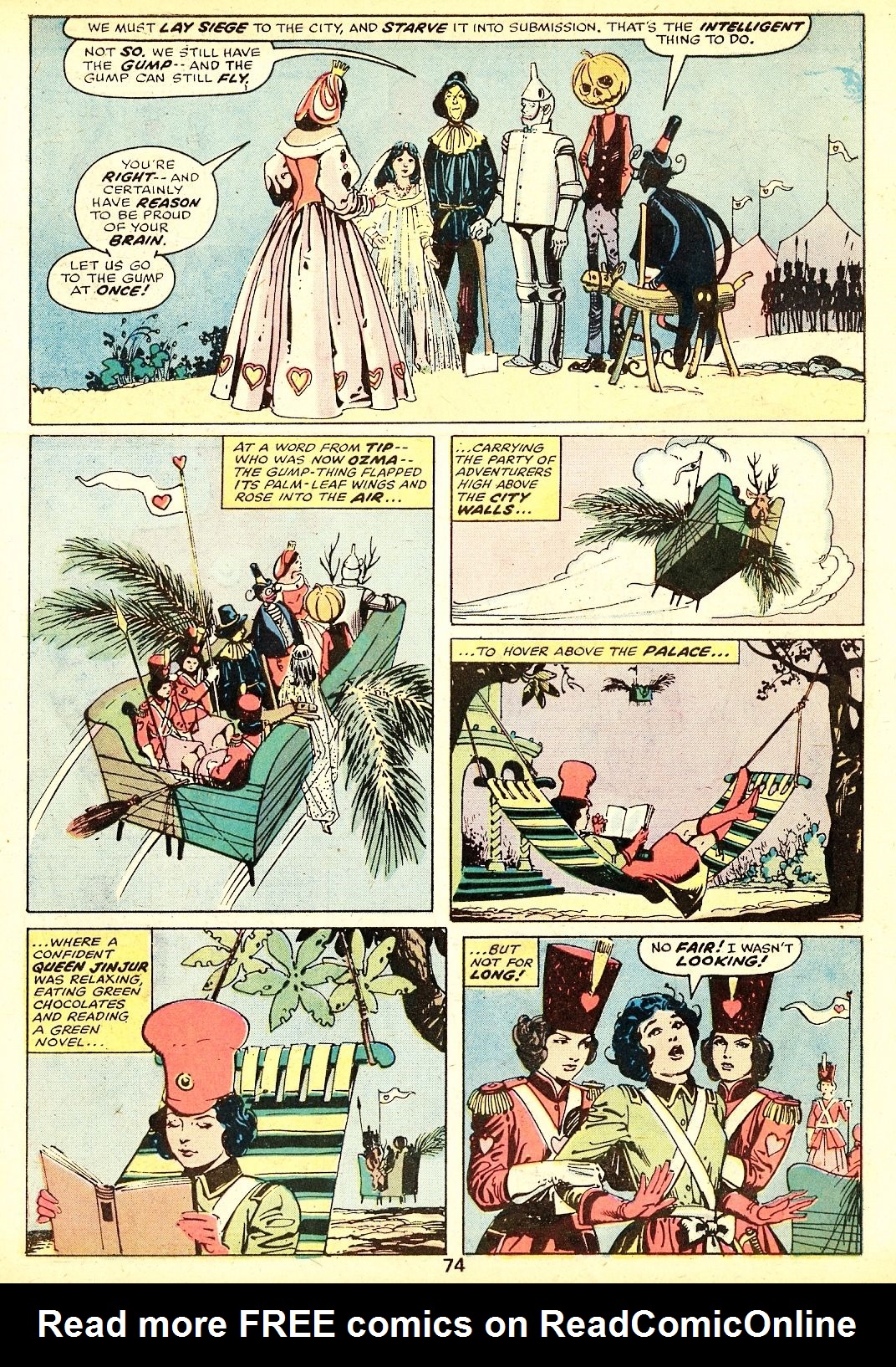Read online Marvel Treasury of Oz featuring the Marvelous Land of Oz comic -  Issue # Full - 73