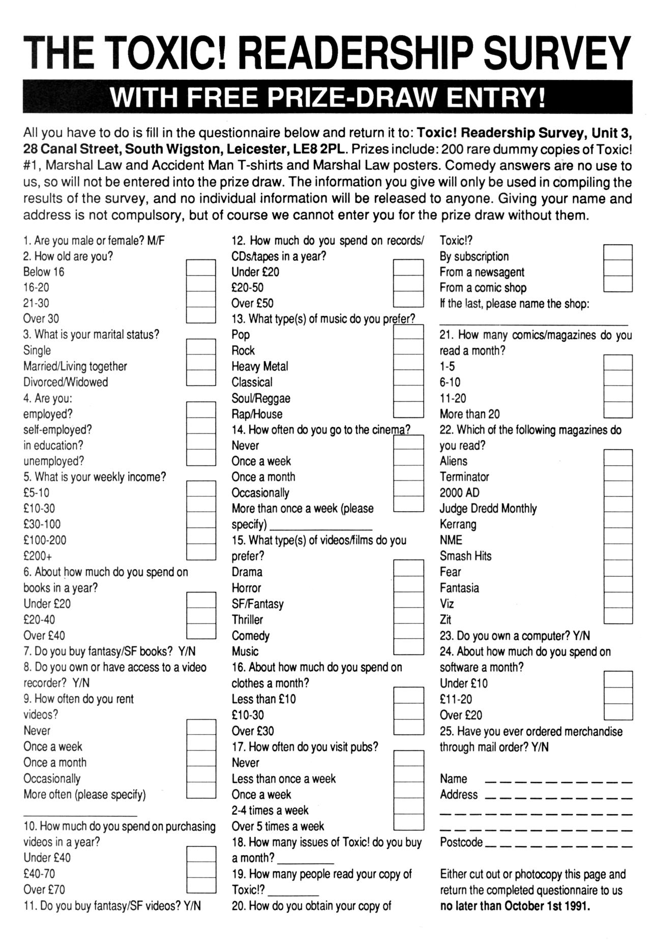 Read online Toxic! comic -  Issue #26 - 33