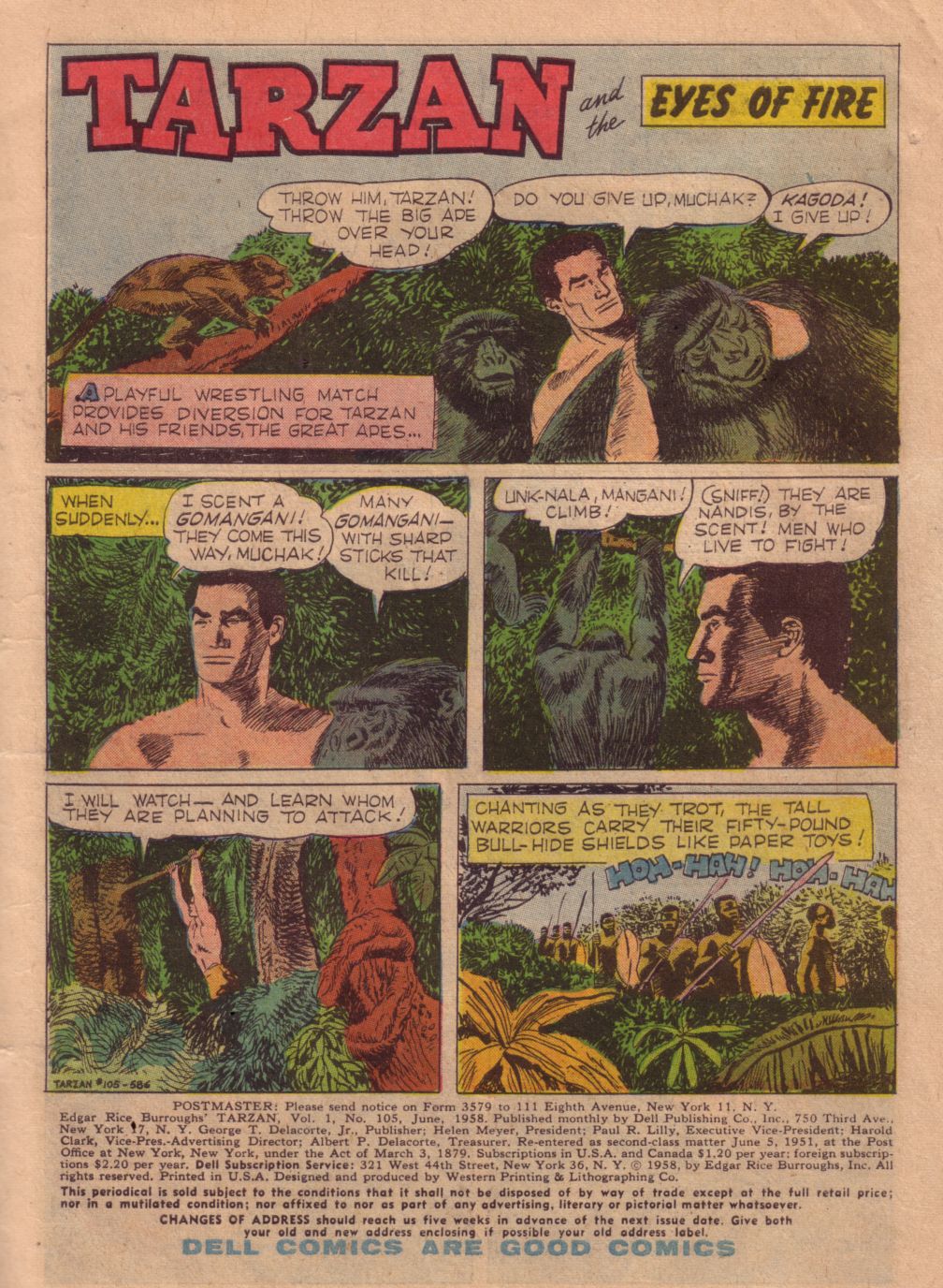 Read online Tarzan (1948) comic -  Issue #105 - 3