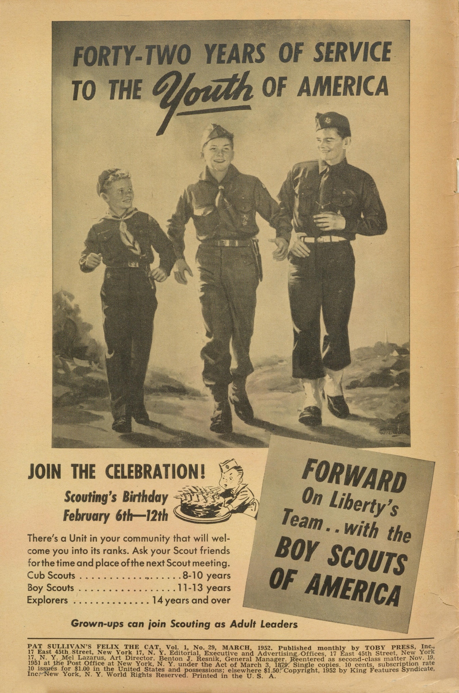 Read online Felix the Cat (1951) comic -  Issue #29 - 2