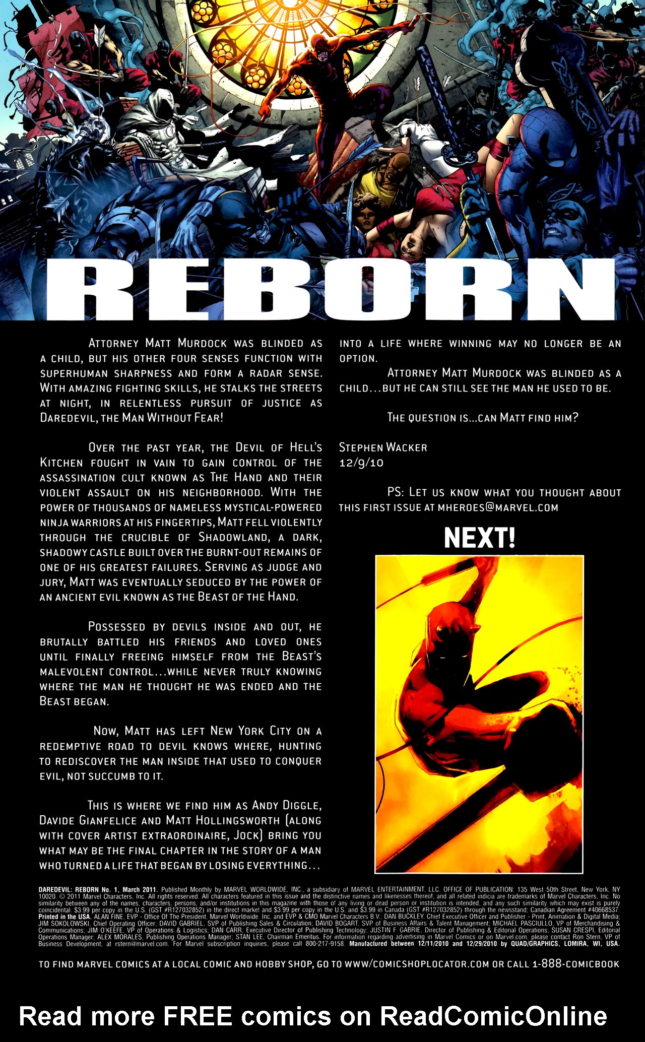 Read online Daredevil: Reborn comic -  Issue #1 - 24