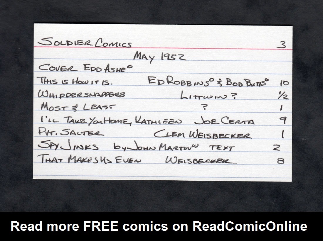 Read online Soldier Comics comic -  Issue #3 - 37