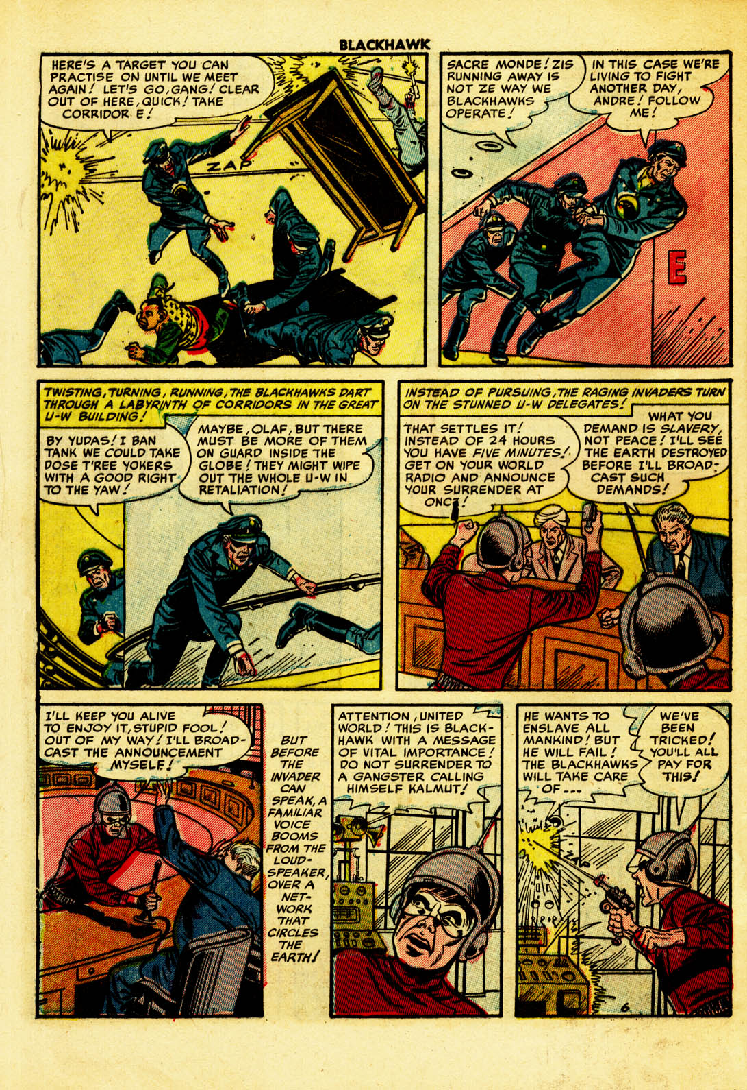 Read online Blackhawk (1957) comic -  Issue #63 - 8
