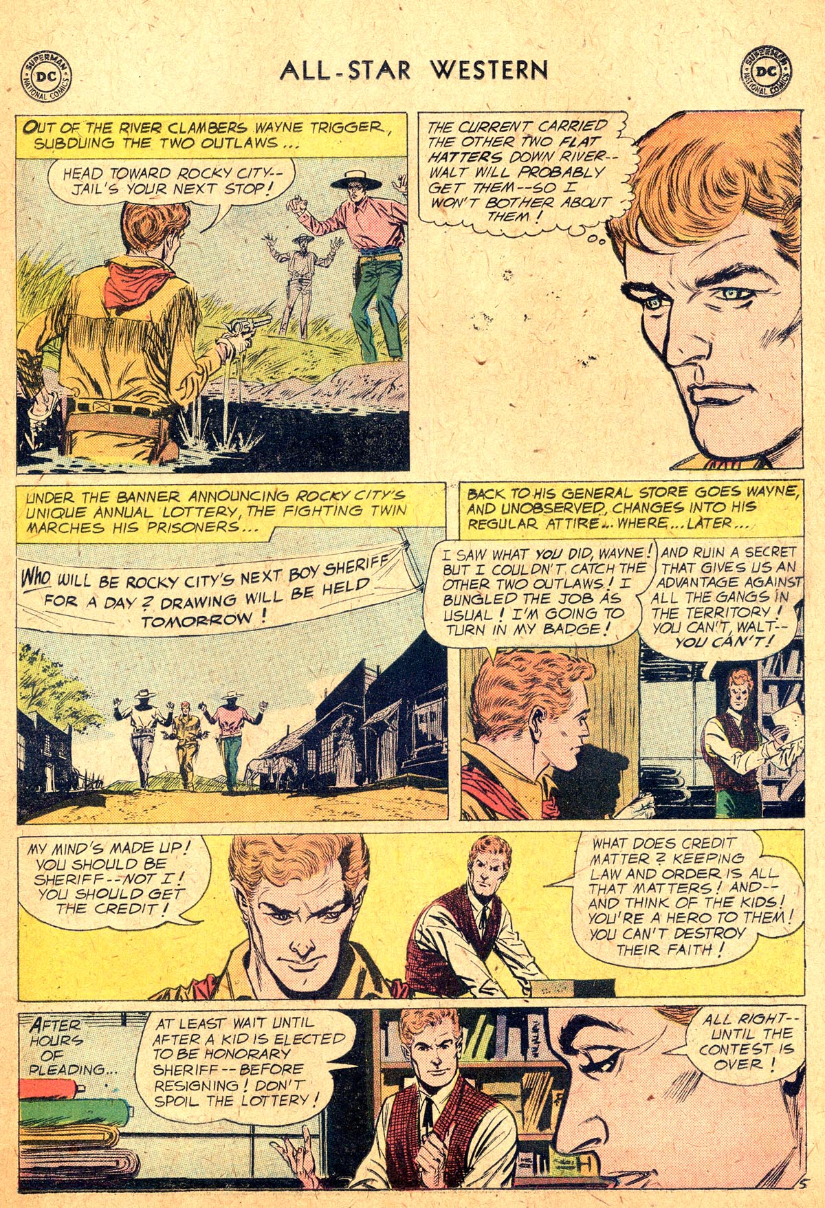 Read online All-Star Western (1951) comic -  Issue #104 - 7