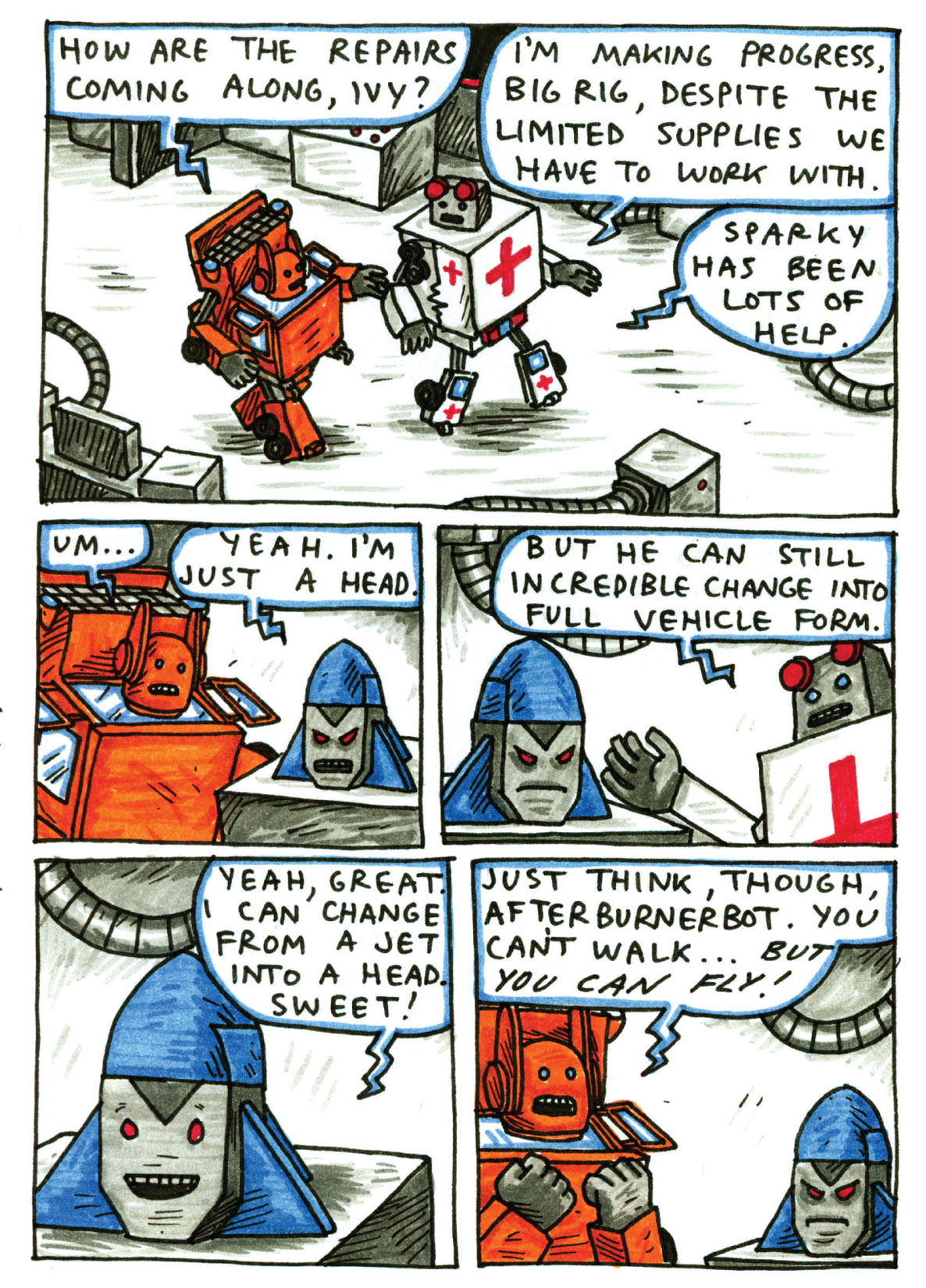 Read online Incredible Change-Bots comic -  Issue # TPB 2 - 46