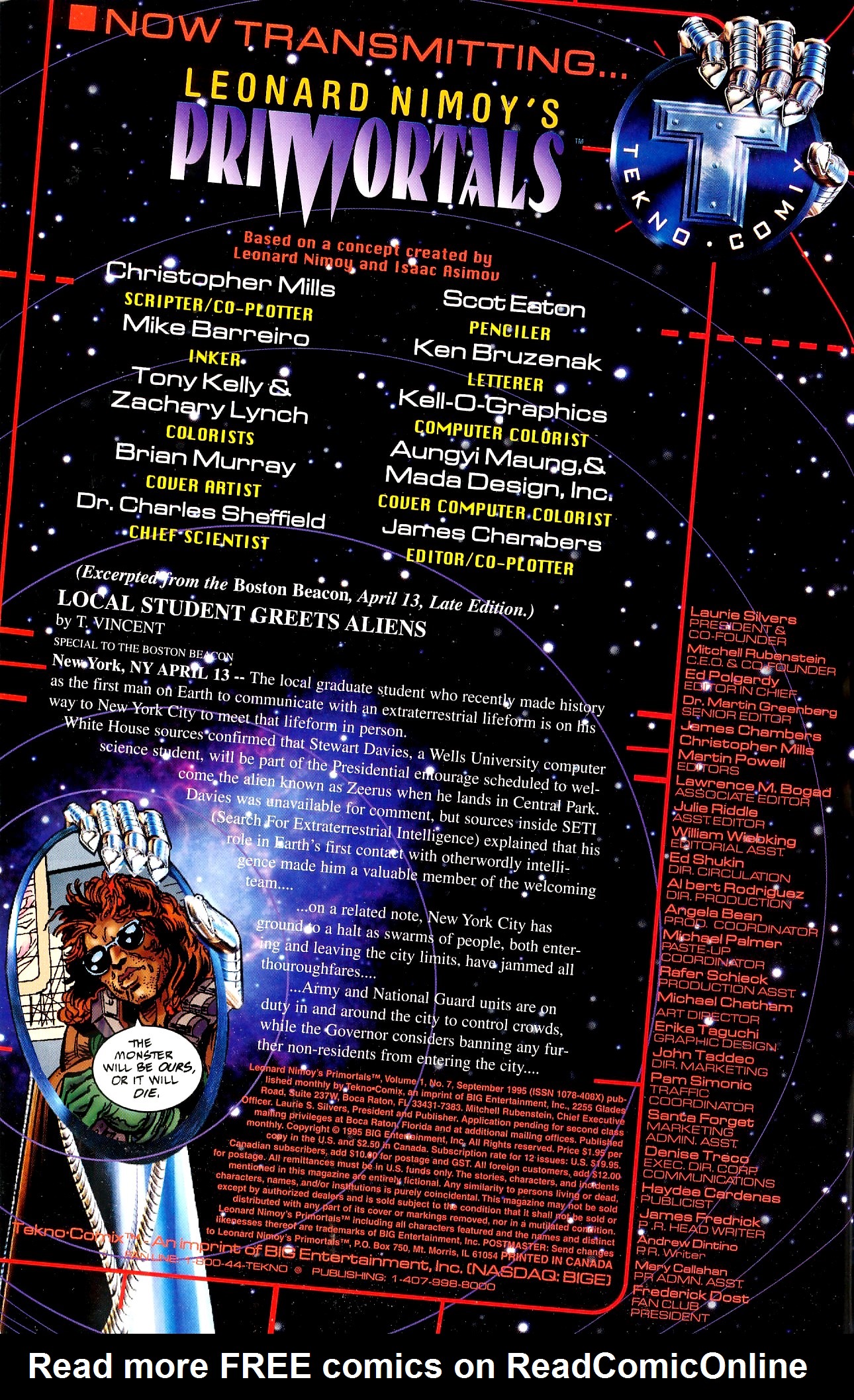Read online Leonard Nimoy's Primortals (1995) comic -  Issue #7 - 2