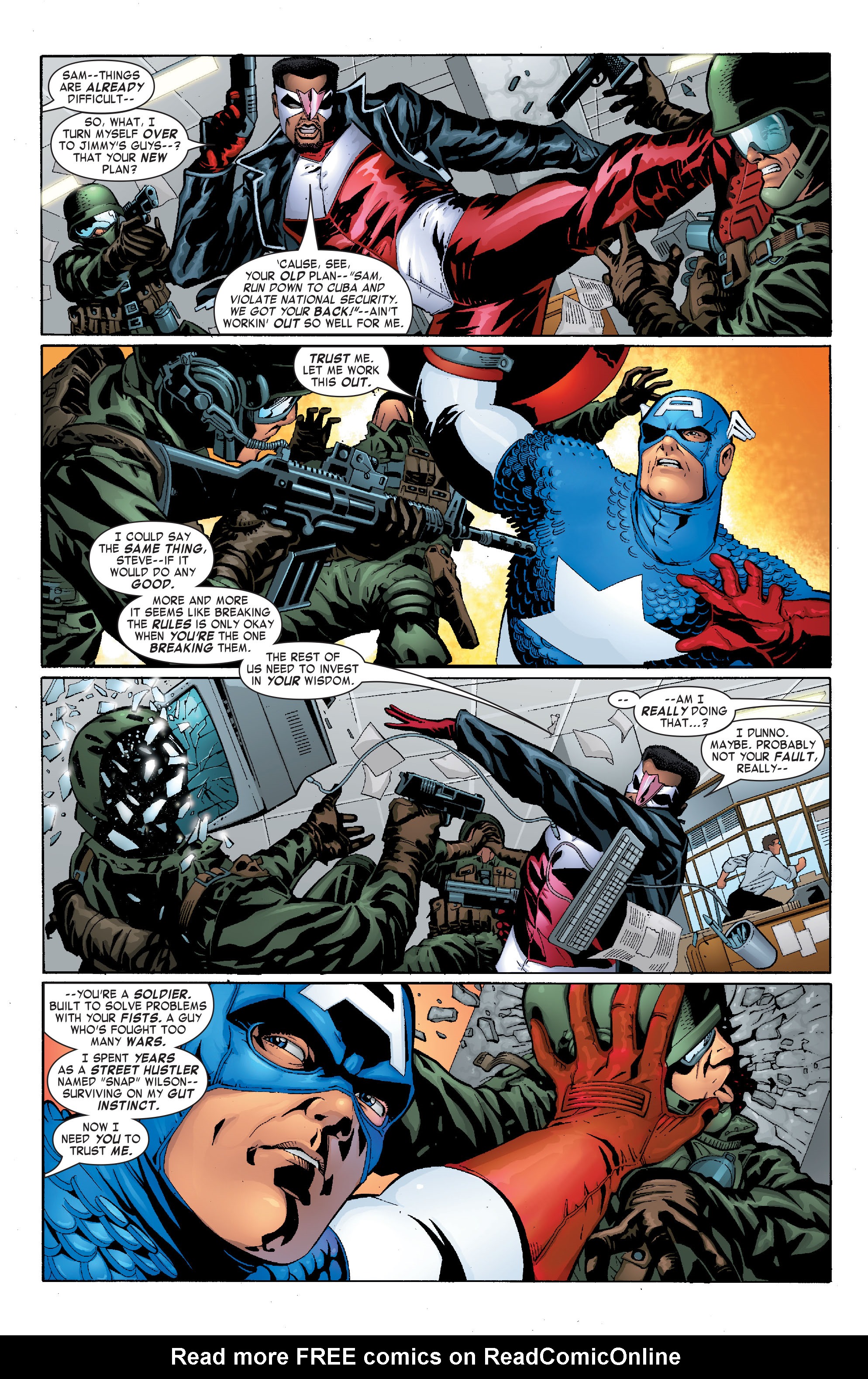 Read online Captain America & the Falcon comic -  Issue #6 - 4