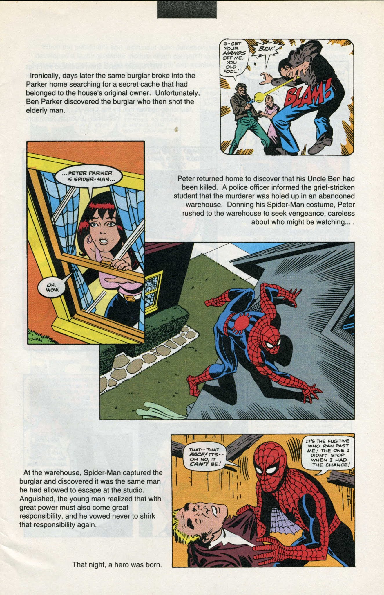 Read online Spider-Man Saga (1991) comic -  Issue #1 - 9