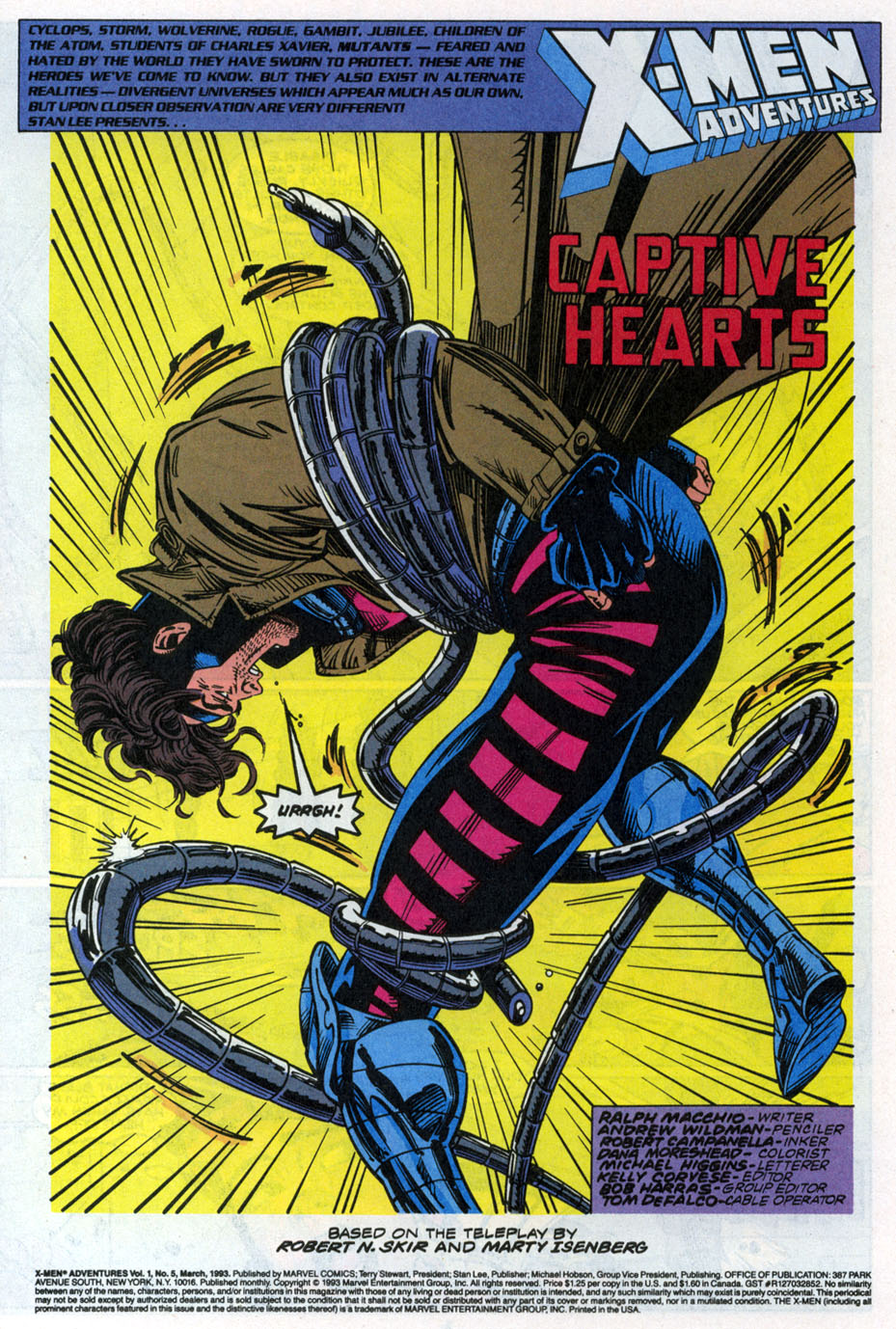 Read online X-Men Adventures (1992) comic -  Issue #5 - 2