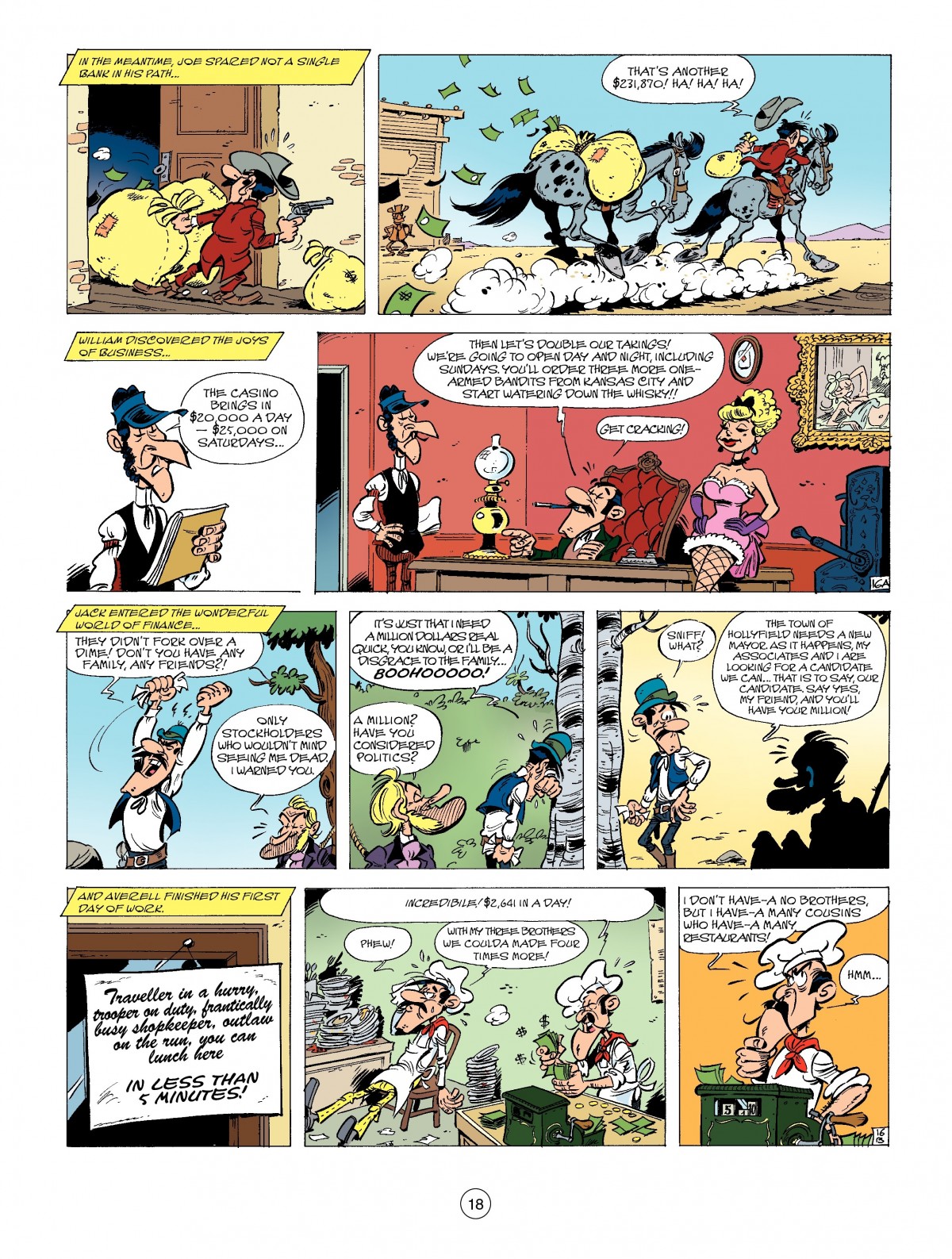 Read online A Lucky Luke Adventure comic -  Issue #42 - 18