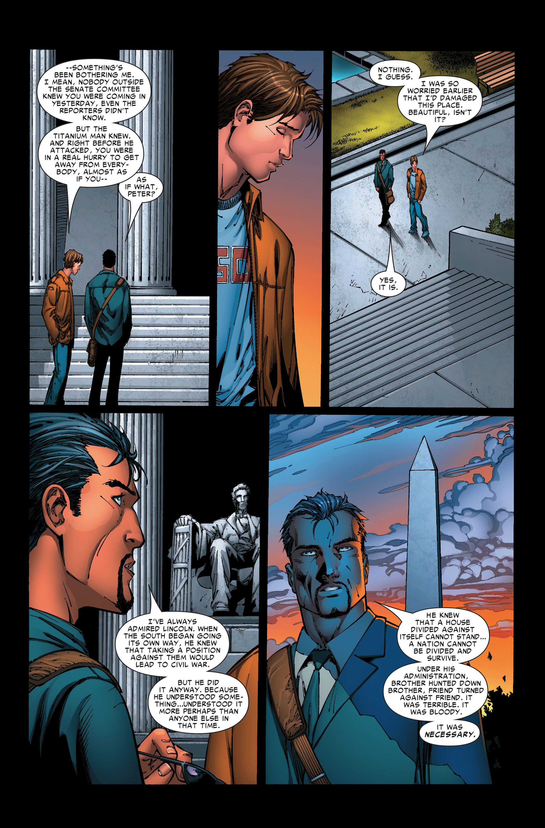 Read online Civil War: The Road to Civil War comic -  Issue # Full - 97