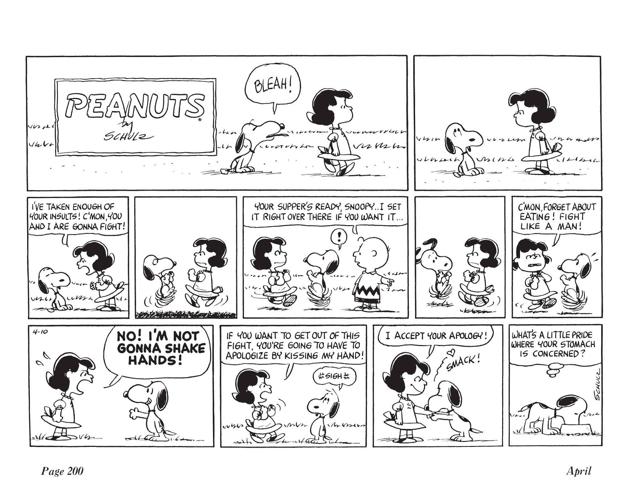 Read online The Complete Peanuts comic -  Issue # TPB 8 - 212
