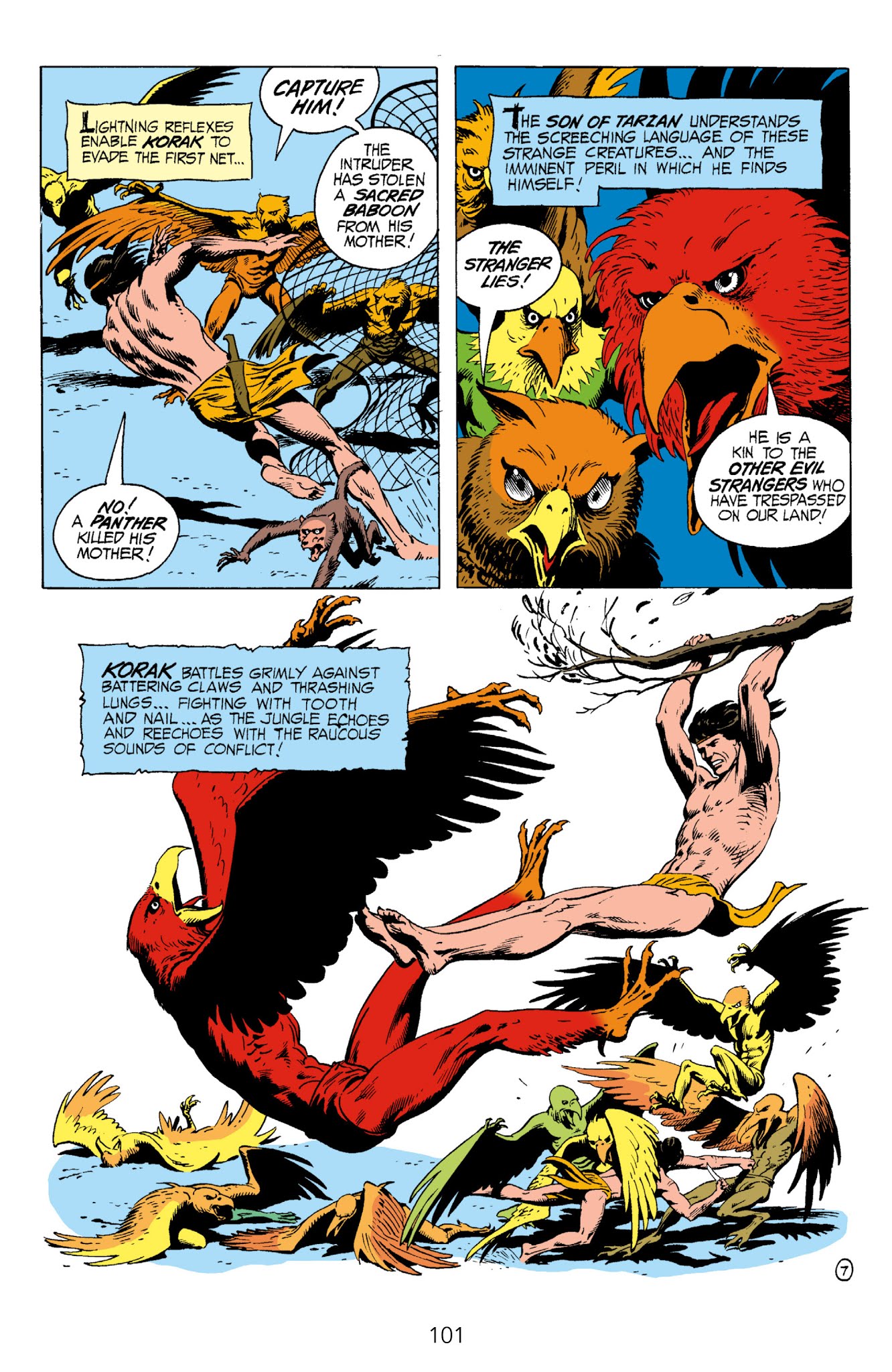 Read online Edgar Rice Burroughs' Tarzan The Joe Kubert Years comic -  Issue # TPB 3 (Part 1) - 101