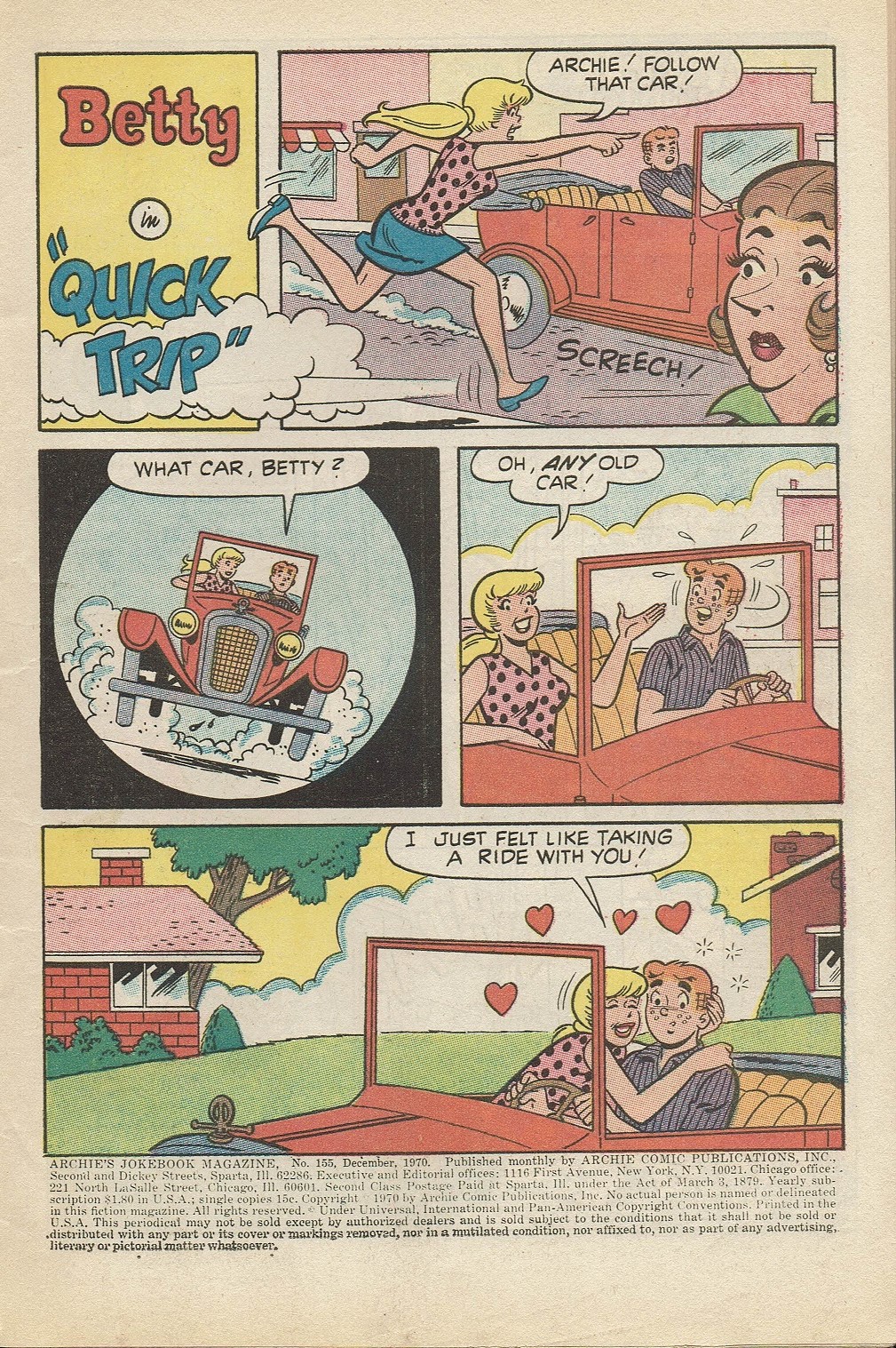 Read online Archie's Joke Book Magazine comic -  Issue #155 - 3