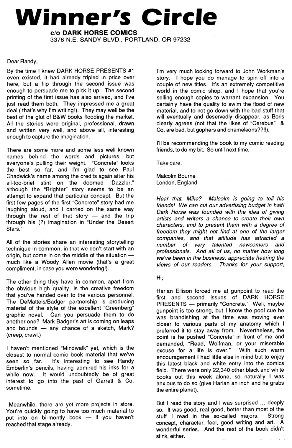 Read online Dark Horse Presents (1986) comic -  Issue #4 - 31