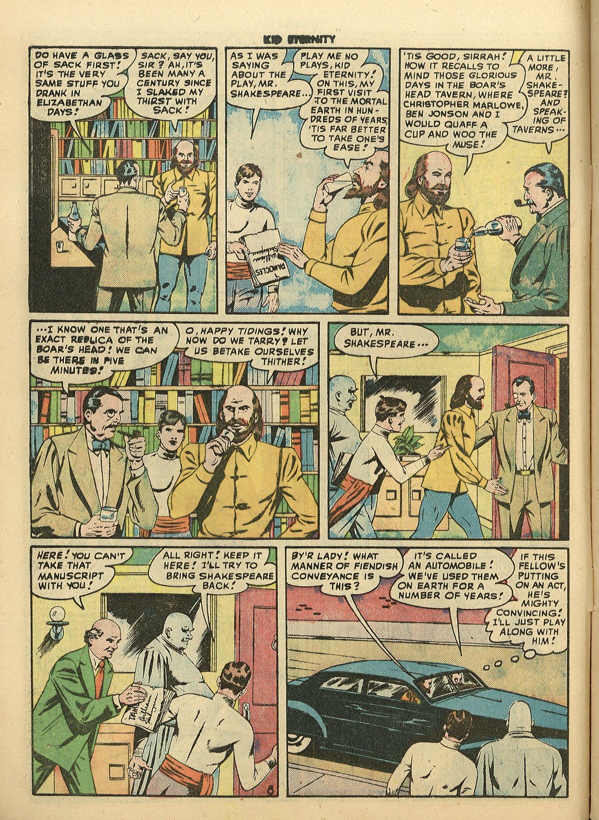 Read online Kid Eternity (1946) comic -  Issue #12 - 10