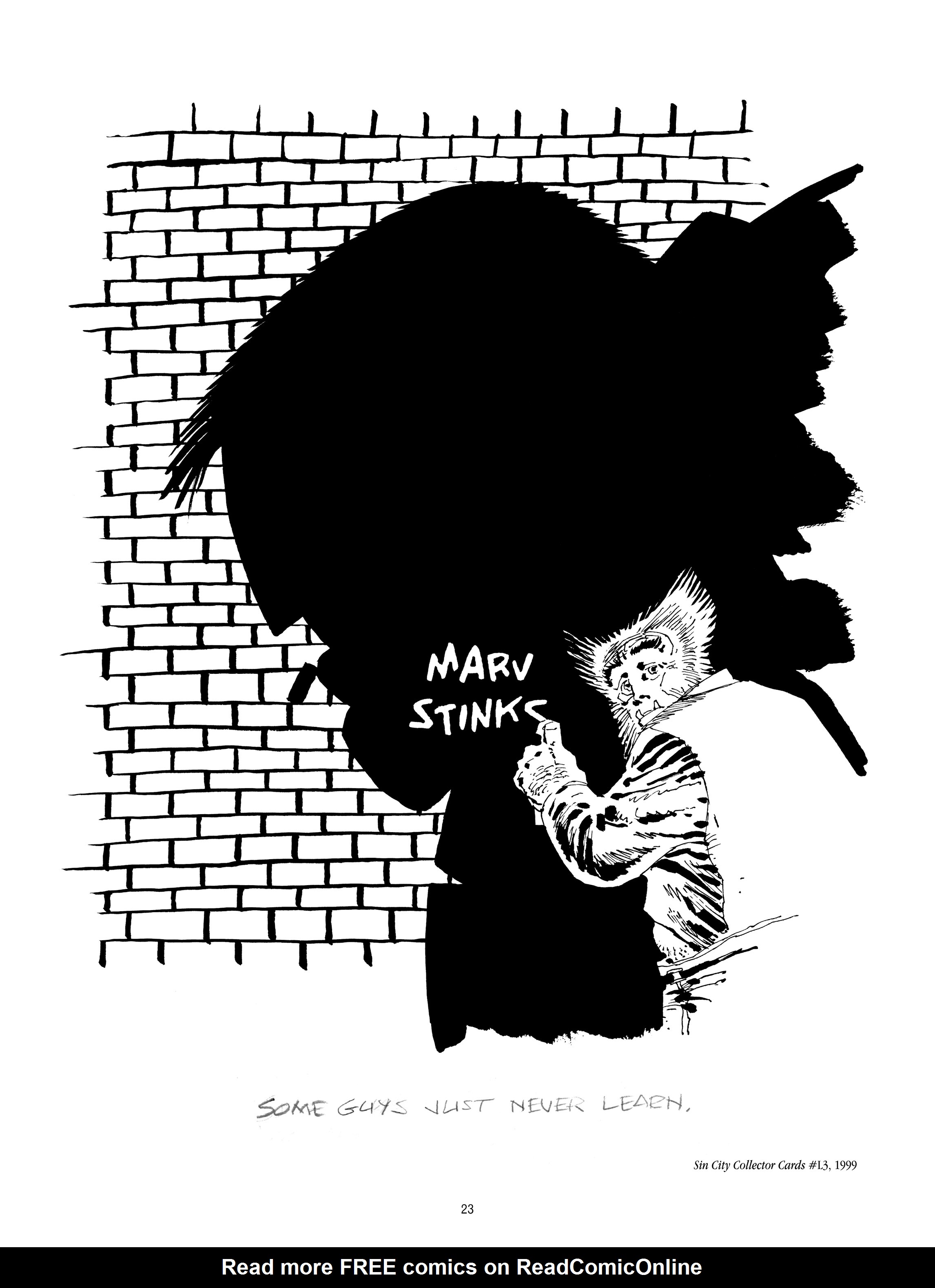 Read online Frank Miller: The Art of Sin City comic -  Issue # TPB - 26