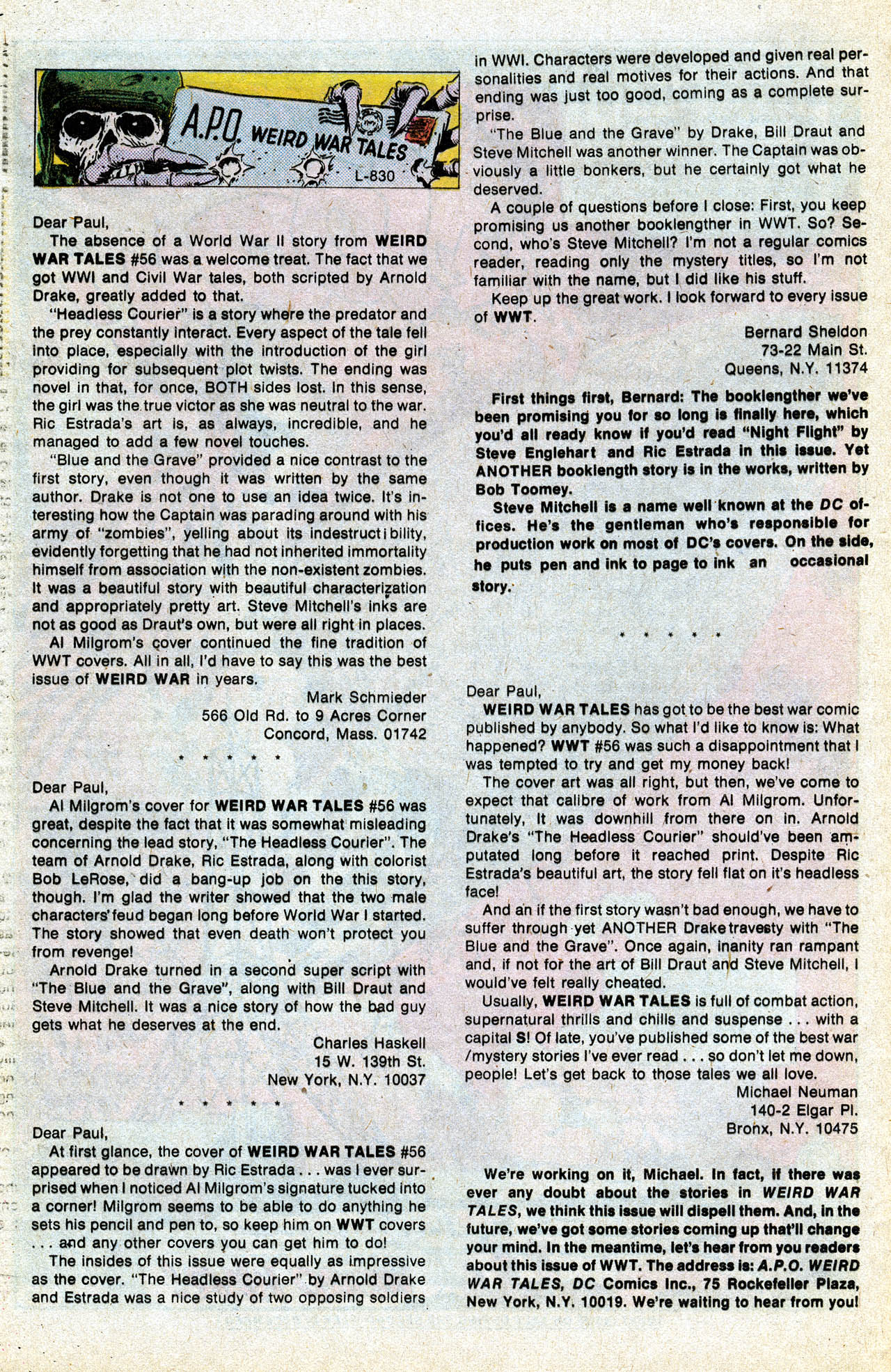 Read online Weird War Tales (1971) comic -  Issue #60 - 32