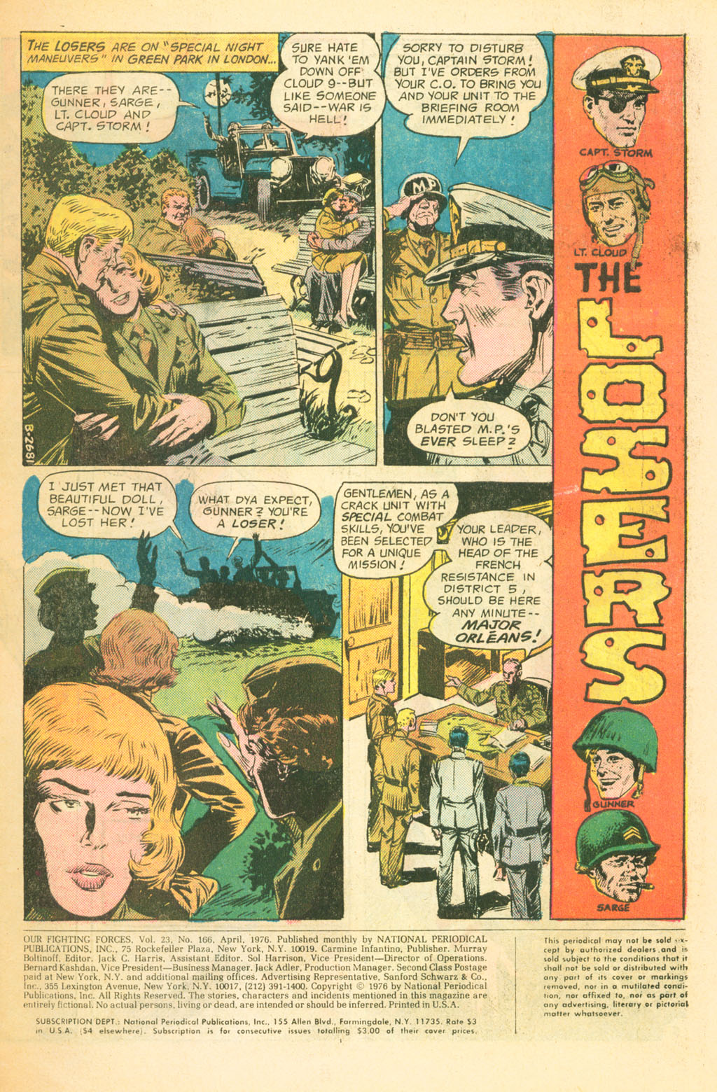 Read online Our Fighting Forces comic -  Issue #166 - 3