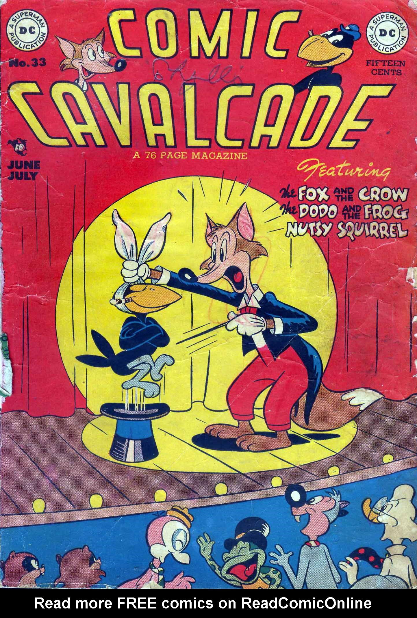 Read online Comic Cavalcade comic -  Issue #33 - 1