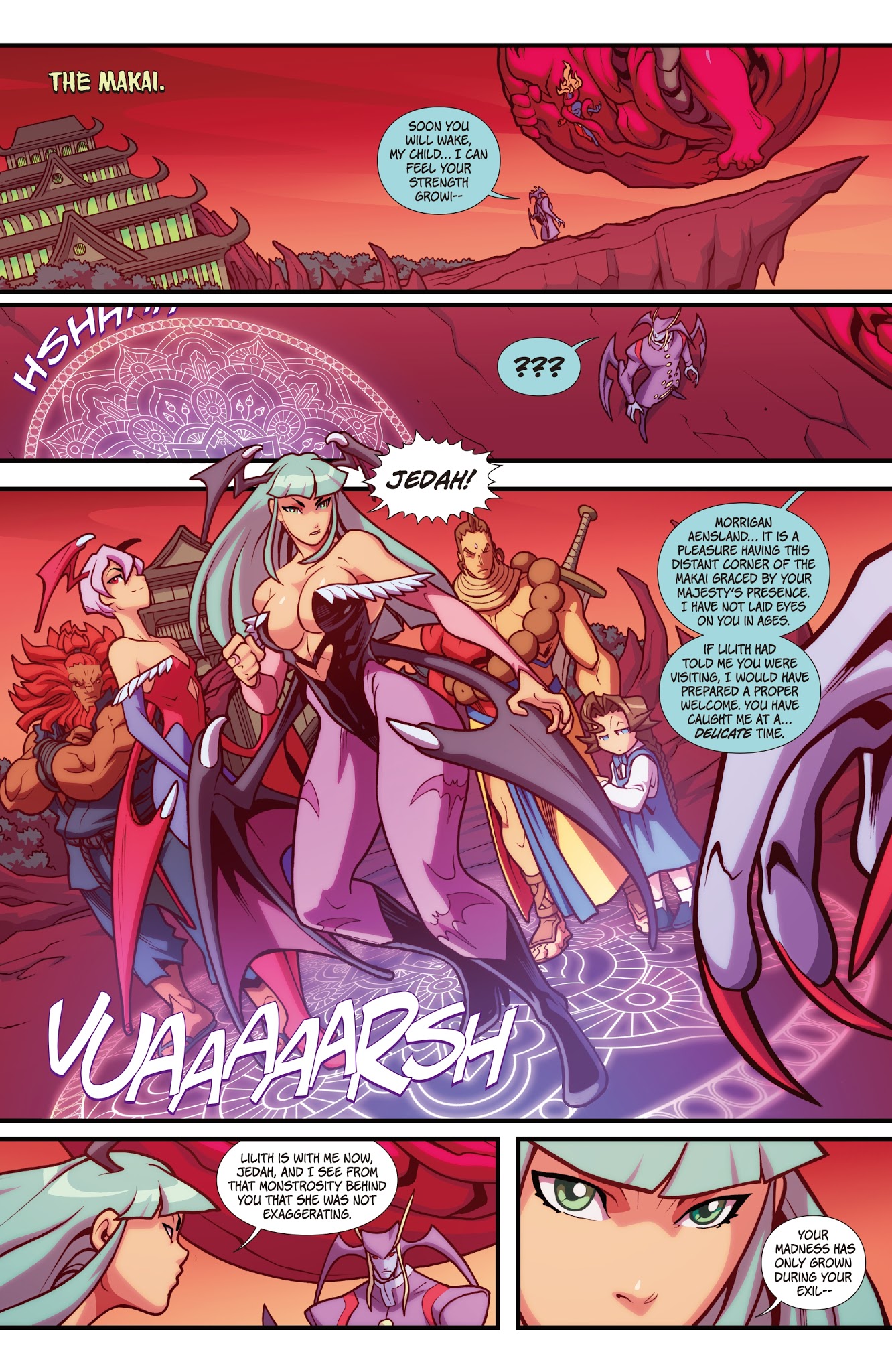 Read online Street Fighter VS Darkstalkers comic -  Issue #6 - 13