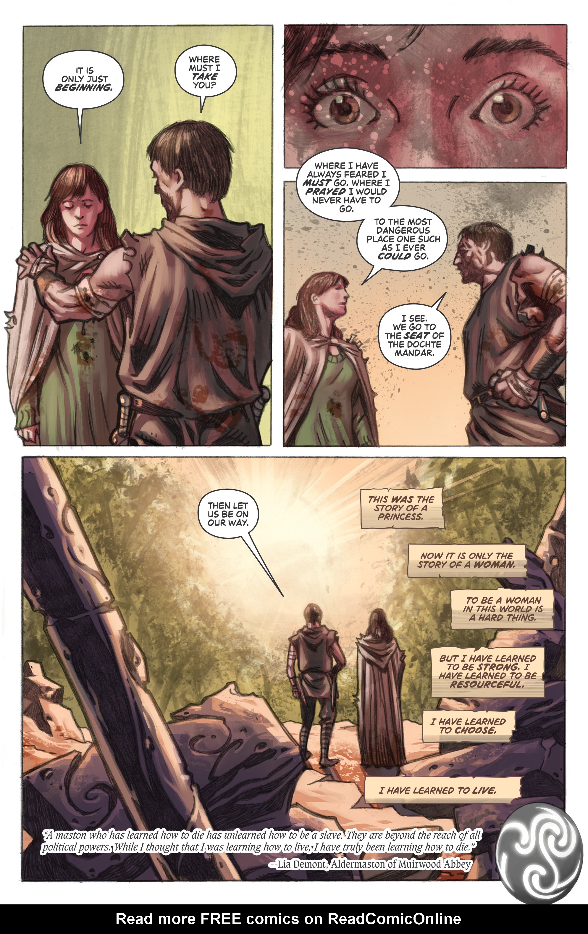 Read online Muirwood: The Lost Abbey comic -  Issue #5 - 22