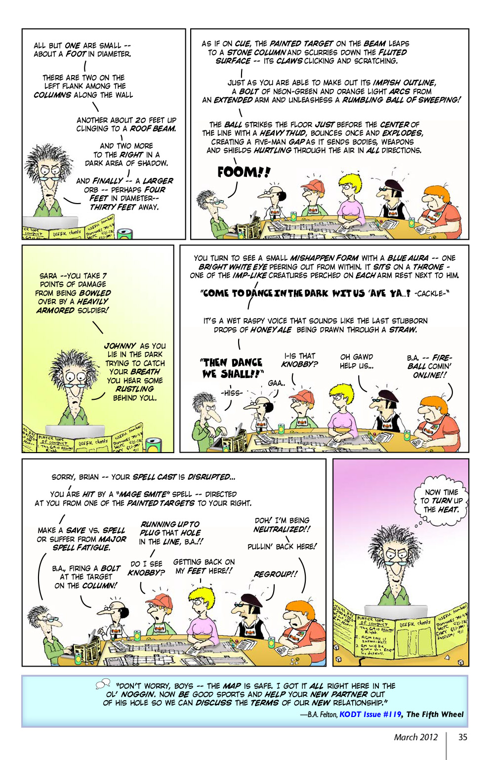 Read online Knights of the Dinner Table comic -  Issue #185 - 37