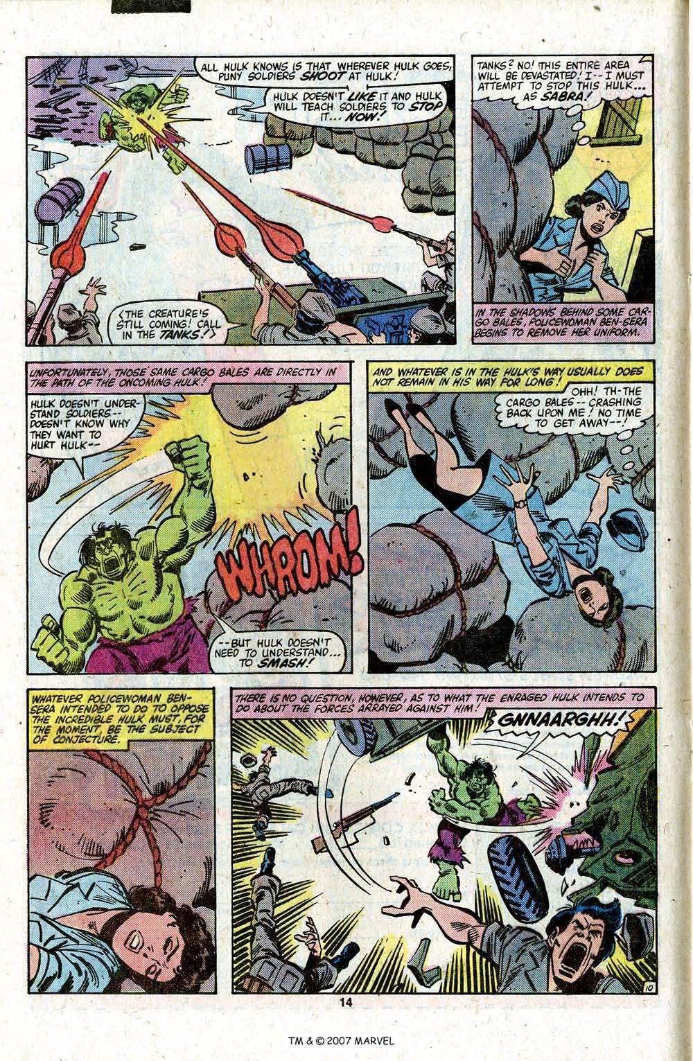 Read online The Incredible Hulk (1968) comic -  Issue #256 - 16