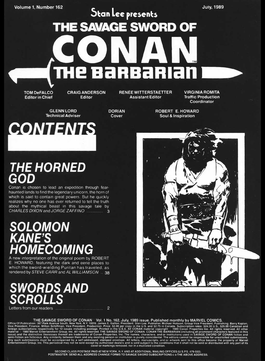 Read online The Savage Sword Of Conan comic -  Issue #162 - 3