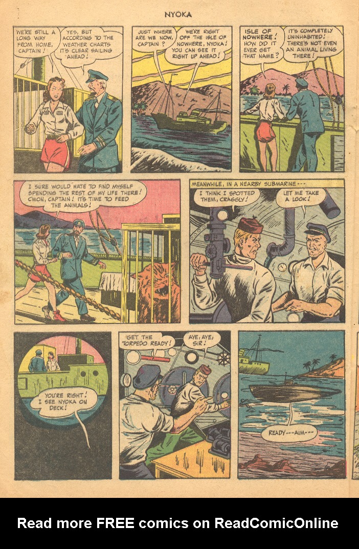 Read online Nyoka the Jungle Girl (1945) comic -  Issue #36 - 4