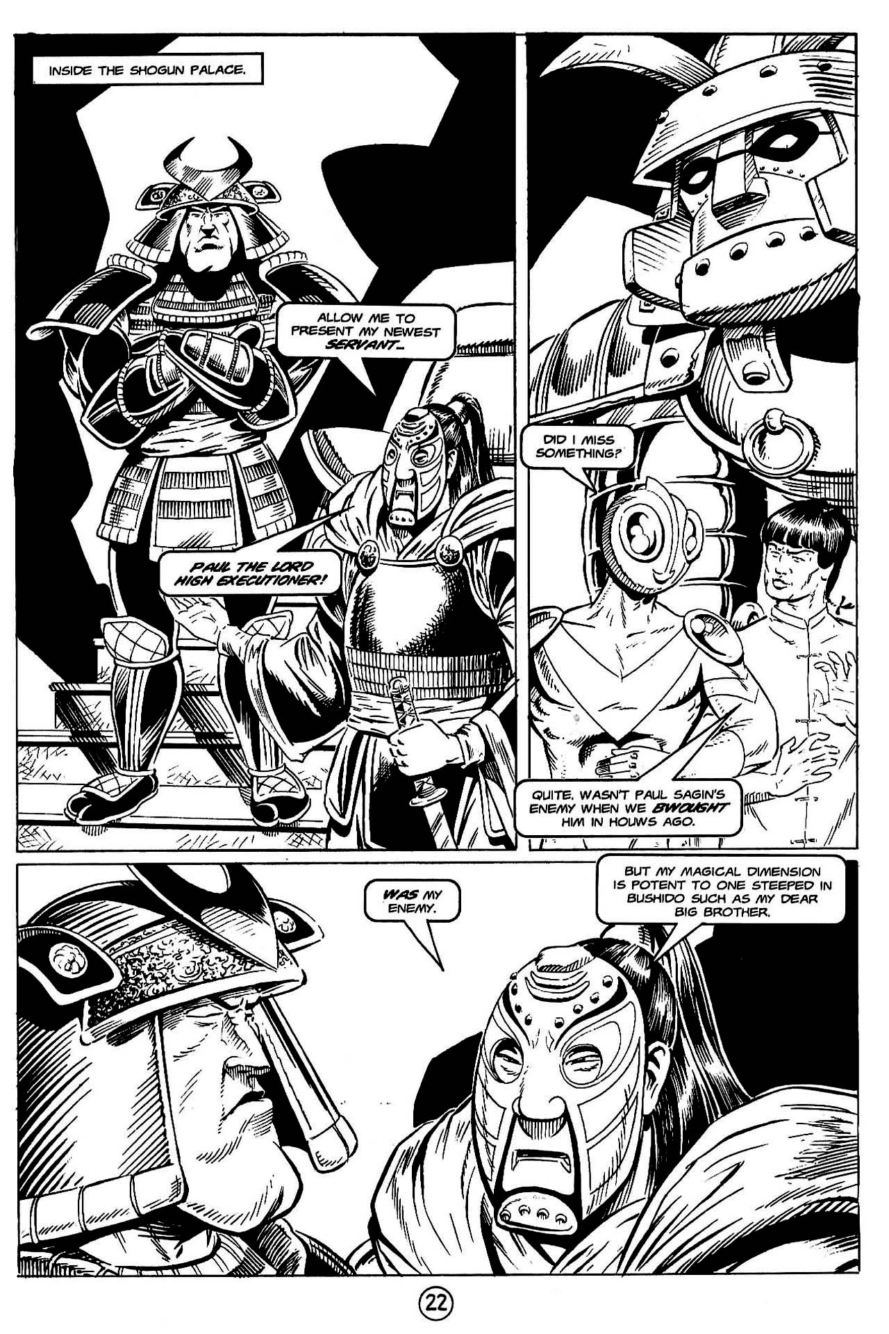Read online Paul the Samurai (1992) comic -  Issue #10 - 24