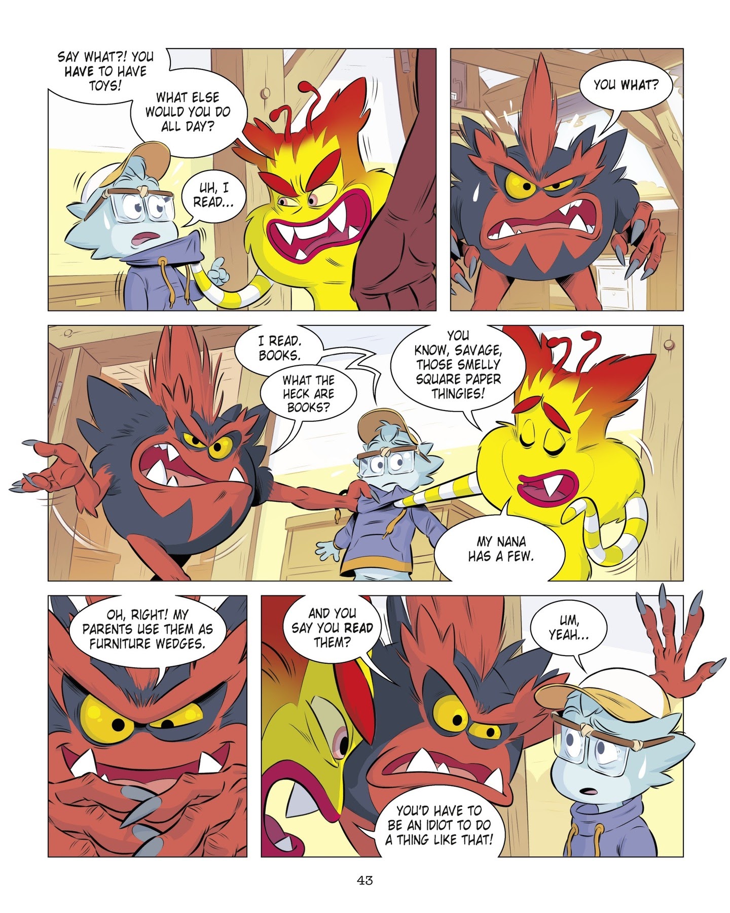 Read online The School for Little Monsters: It's Tough Being Flop comic -  Issue # TPB - 43