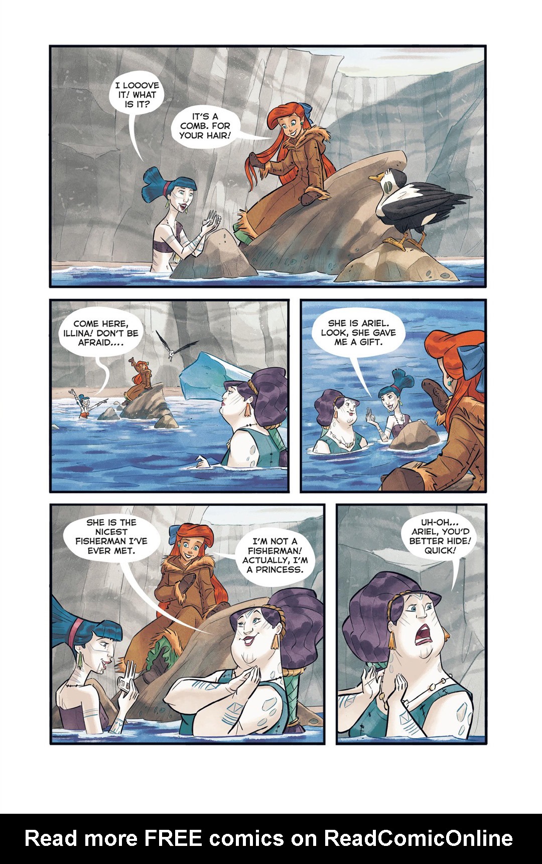 Read online Ariel and the Curse of the Sea Witches comic -  Issue # TPB - 31