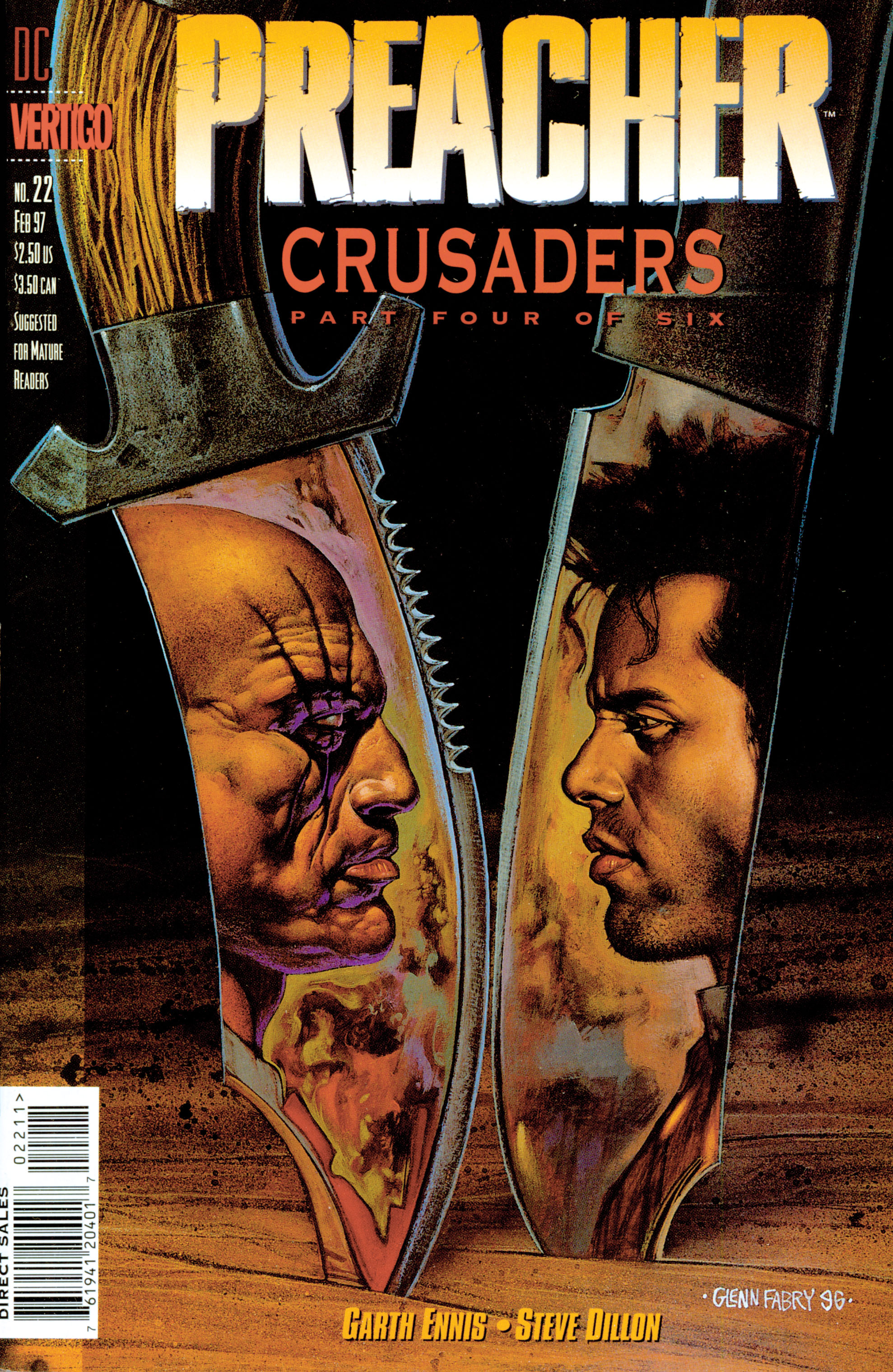 Read online Preacher comic -  Issue #22 - 1