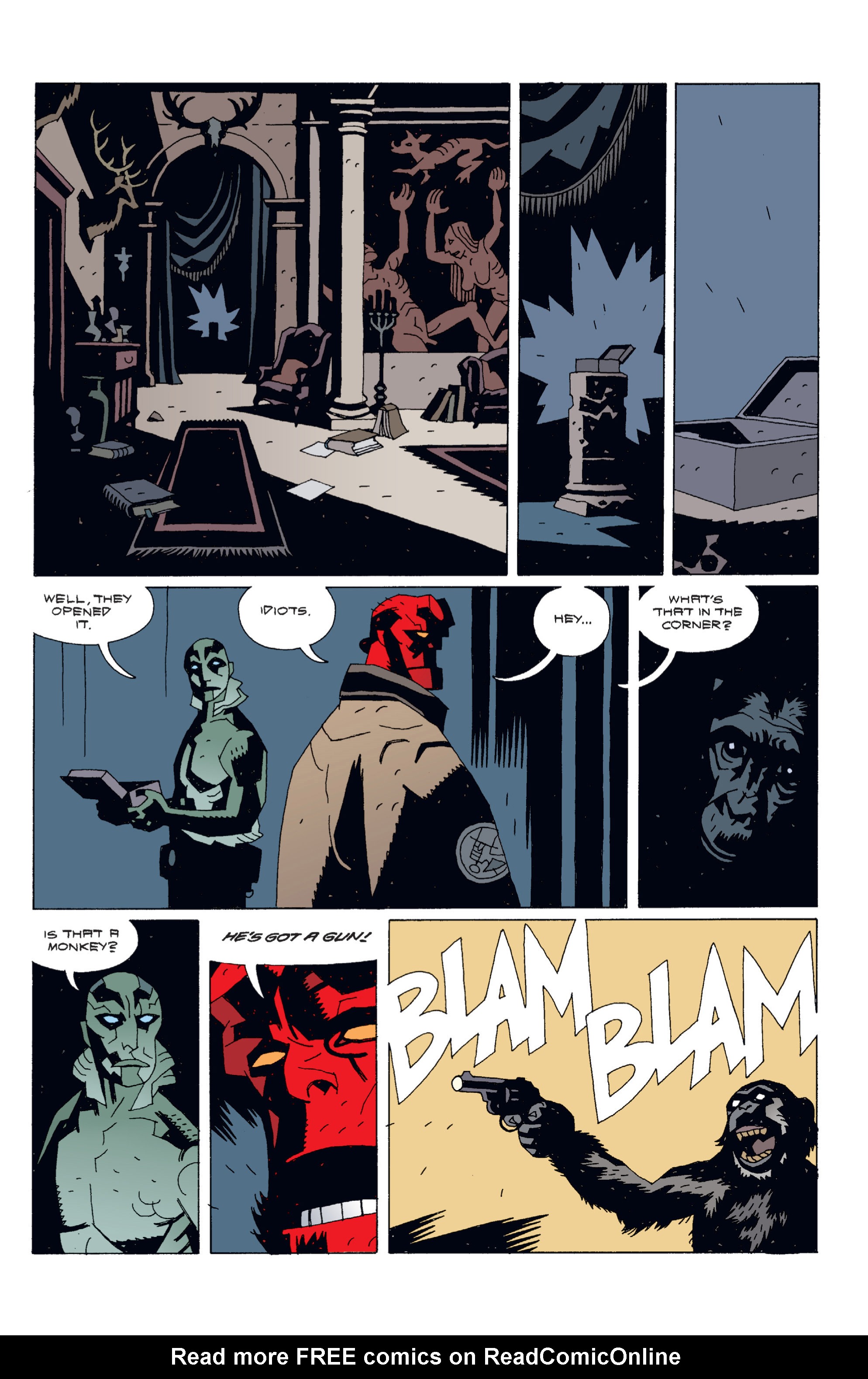 Read online Hellboy comic -  Issue #4 - 92