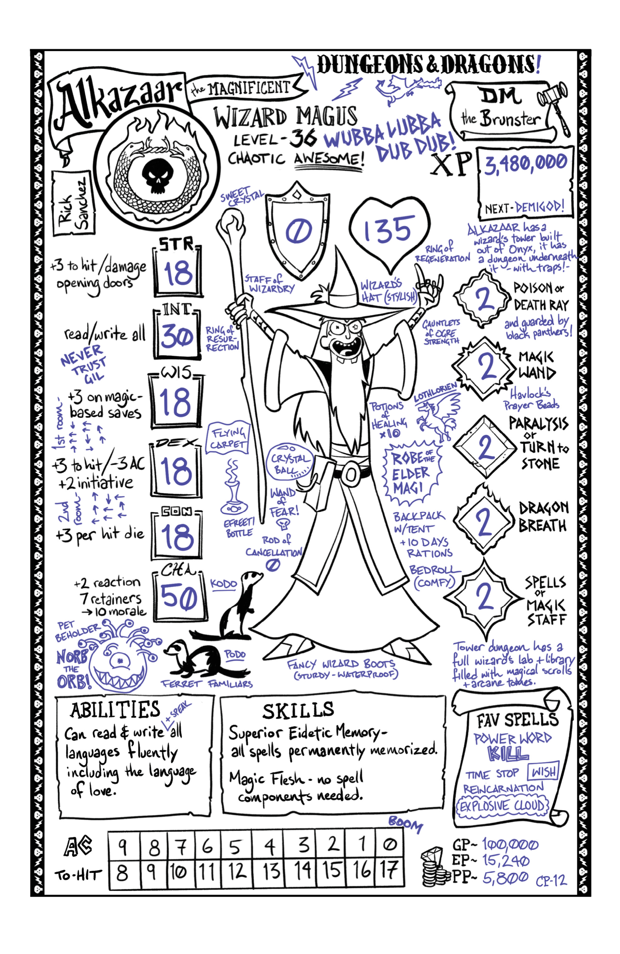 Read online Rick and Morty vs Dungeons & Dragons comic -  Issue # _TPB - 133