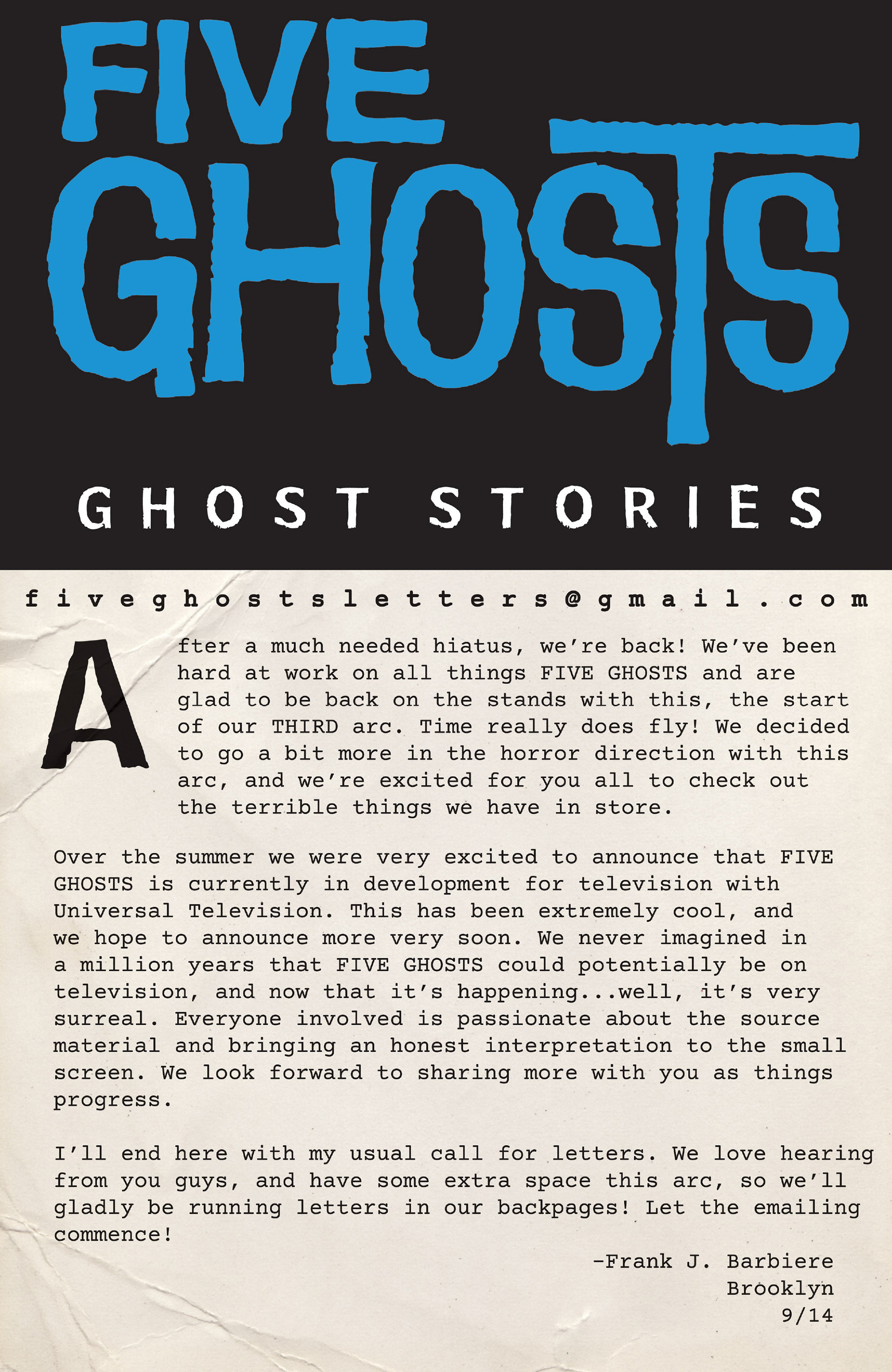 Read online Five Ghosts comic -  Issue #13 - 25