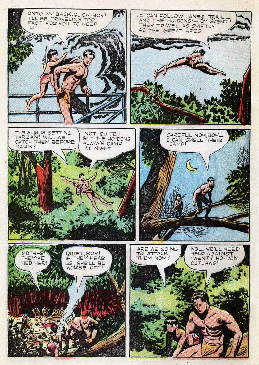 Read online Tarzan (1948) comic -  Issue #6 - 4