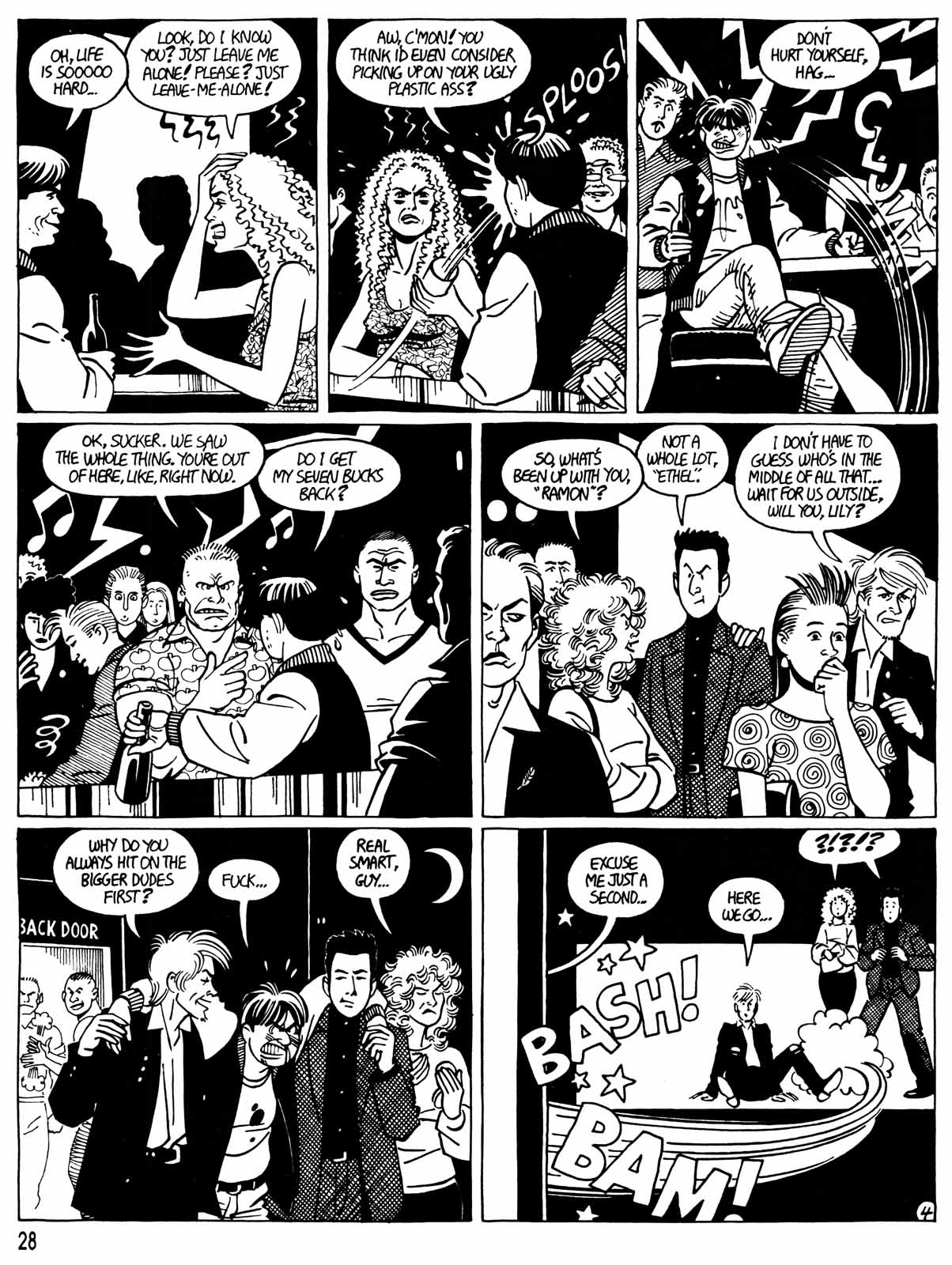 Read online Love and Rockets (1982) comic -  Issue #28 - 30