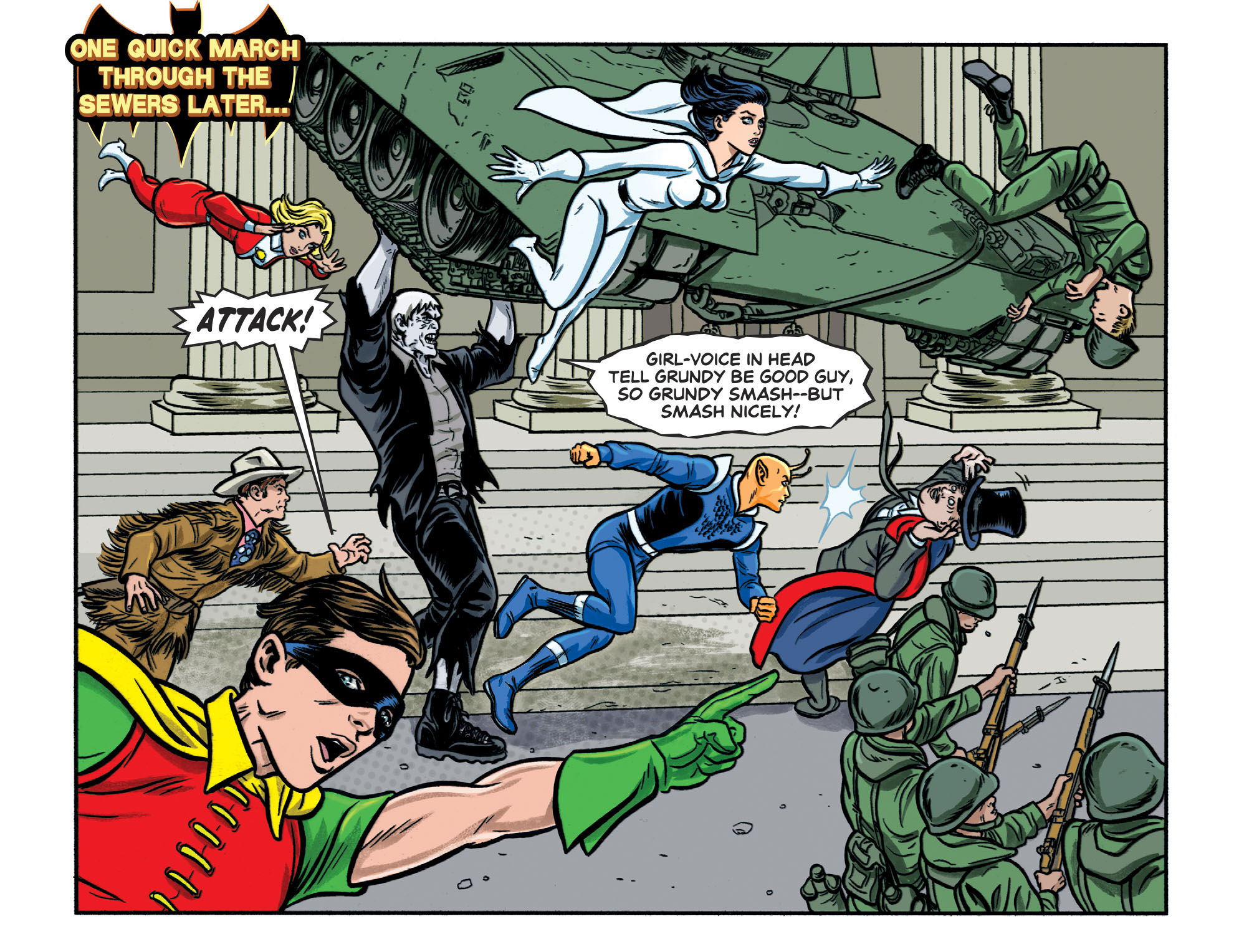 Read online Batman '66 Meets the Legion of Super-Heroes comic -  Issue #2 - 14
