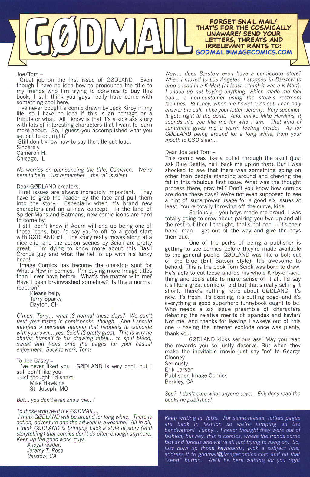 Read online Gødland comic -  Issue #2 - 28