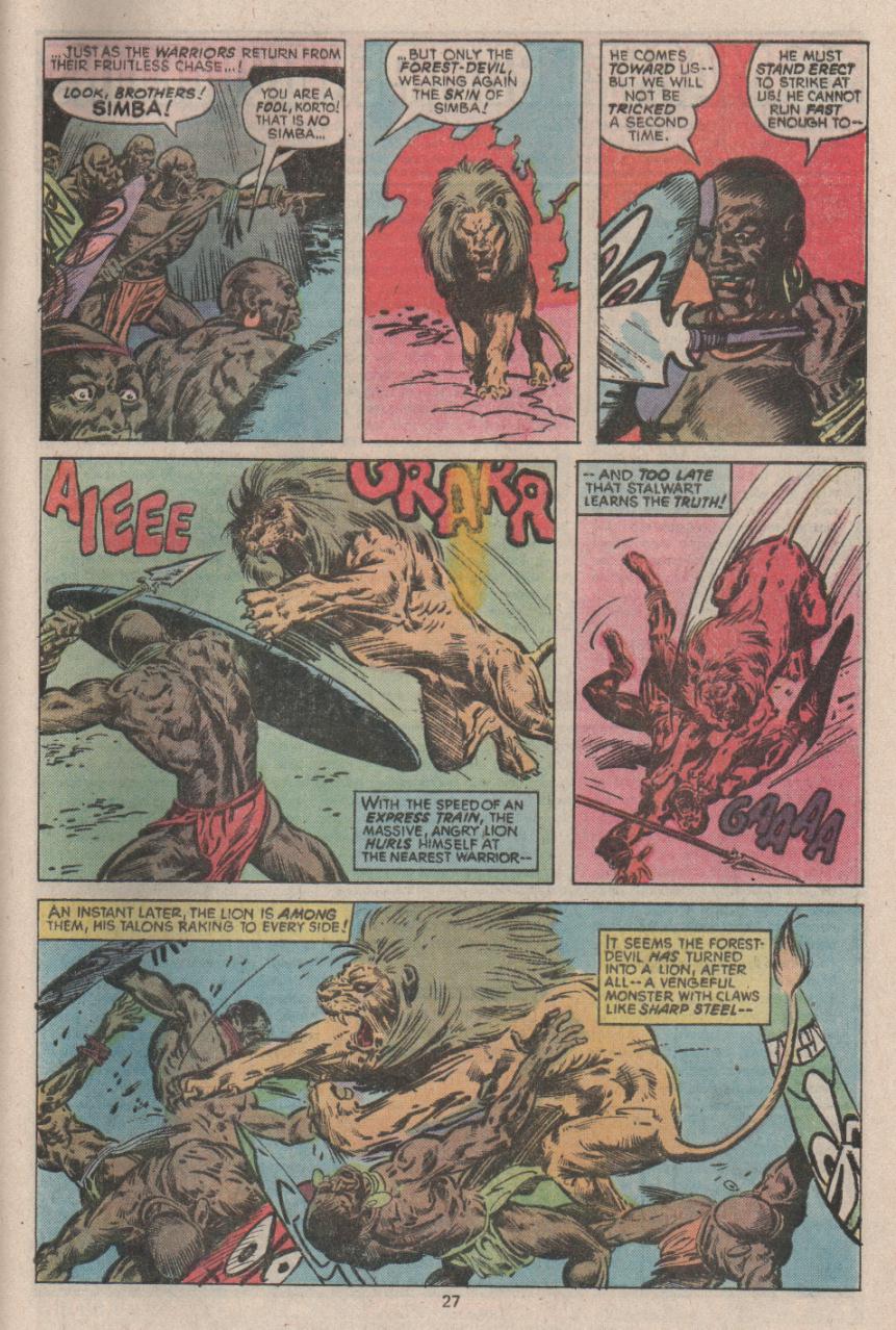 Read online Tarzan (1977) comic -  Issue #13 - 17
